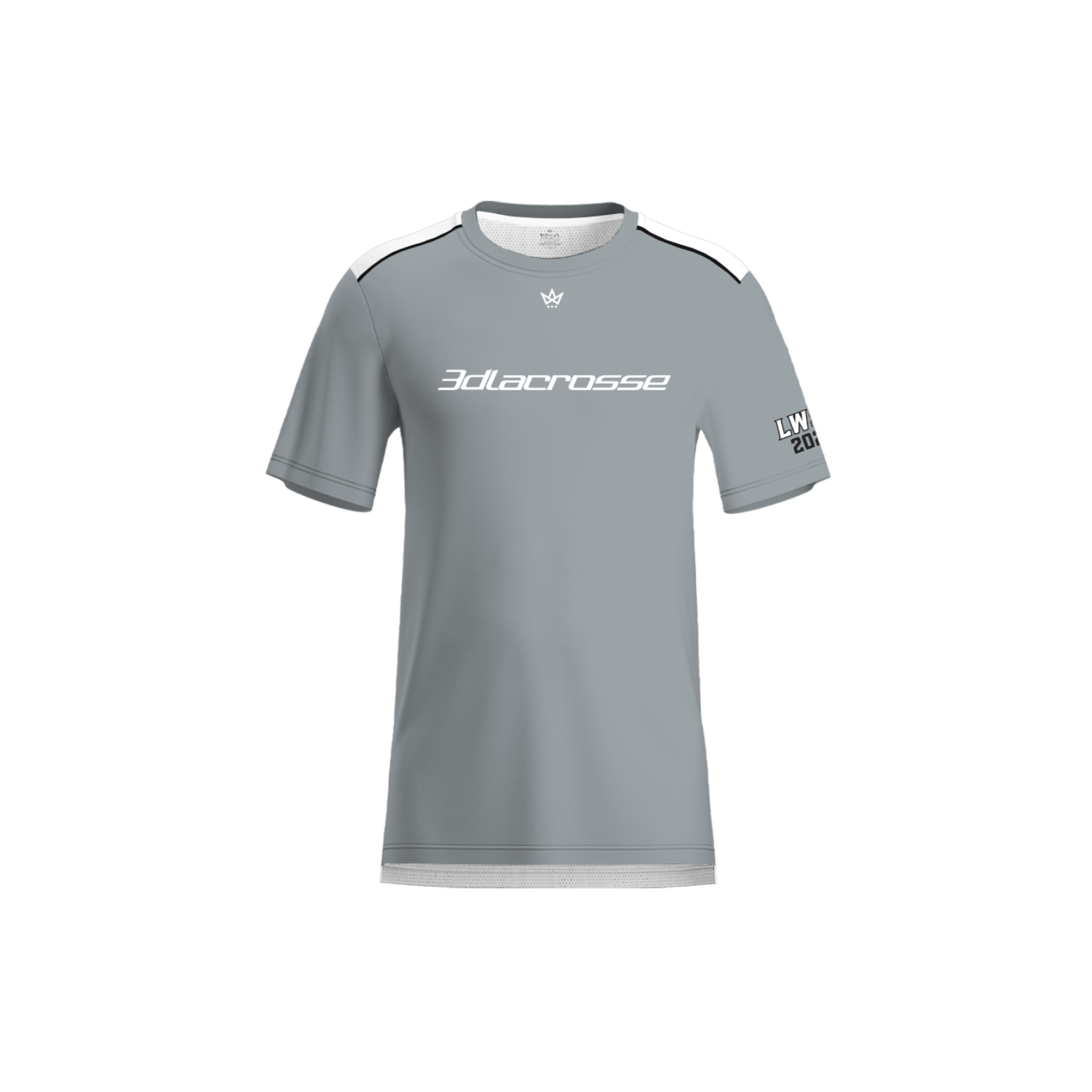 3D LACROSSE - LWSC EDITION AURA TEE - GREY