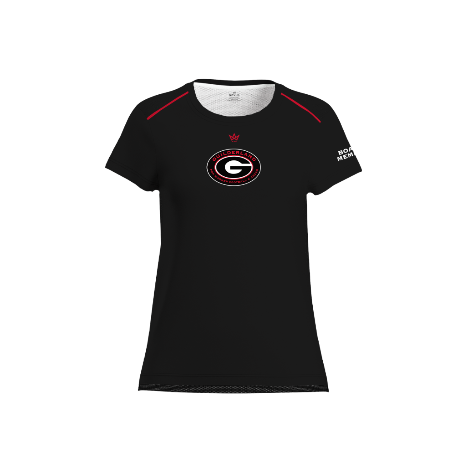 GUILDERLAND POP WARNER BOARD APPAREL '26 WOMEN'S AURA TEE