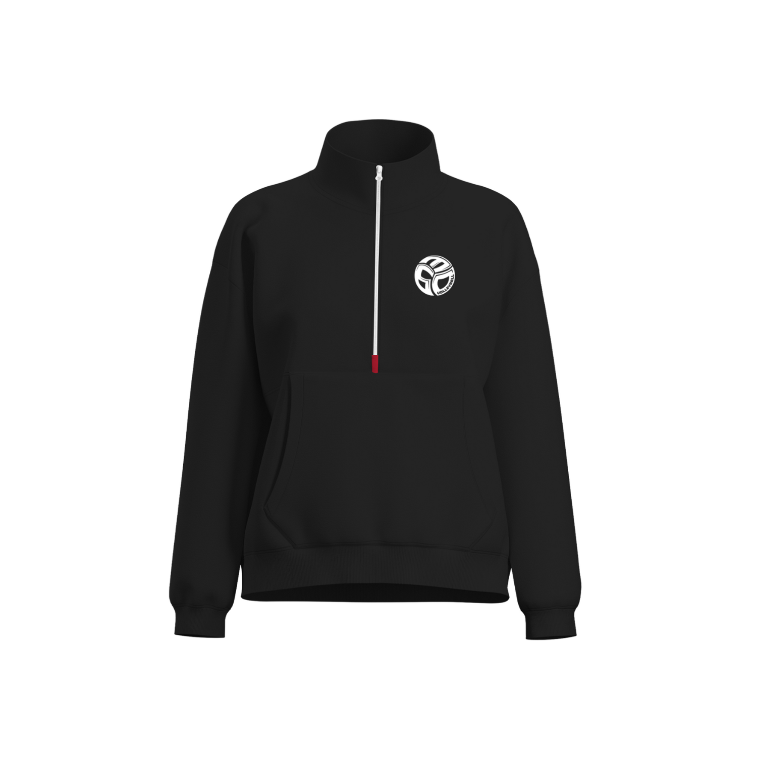 630 VOLLEYBALL '25 WOMEN'S COTTON FLEECE HALF-ZIP