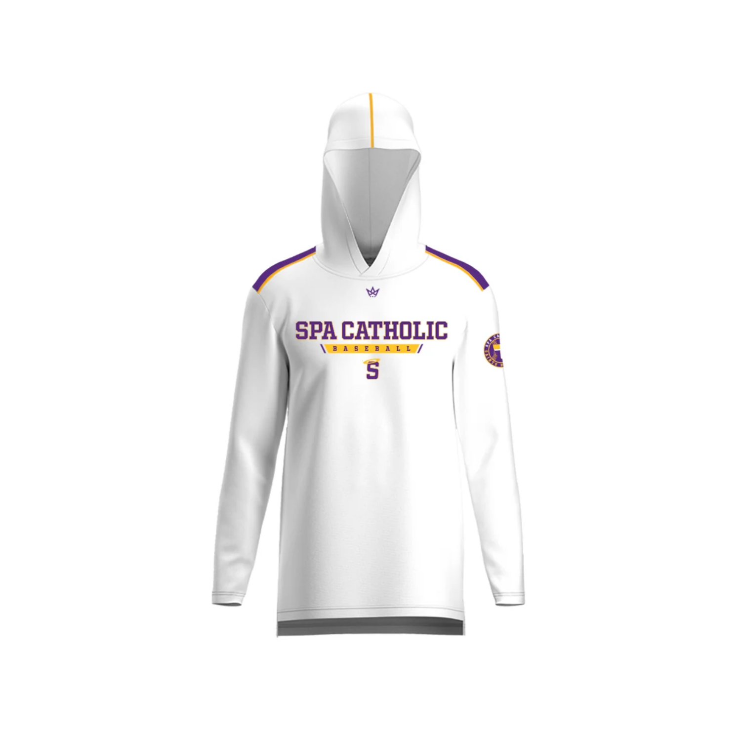 SPA CATHOLIC BASEBALL AURA LS HOODIE