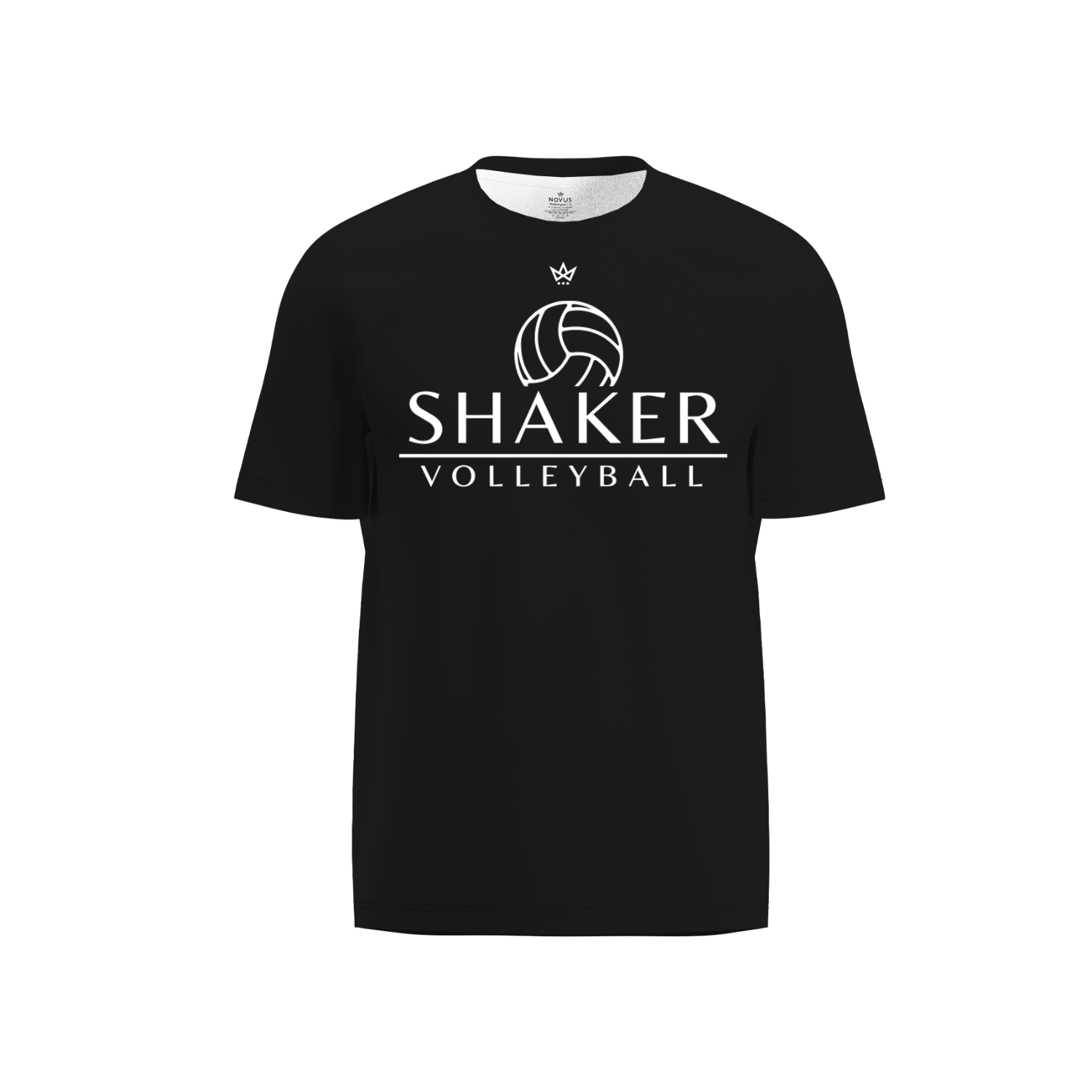 SHAKER GIRLS VOLLEYBALL PERFORMANCE SS TEE [BLACK]