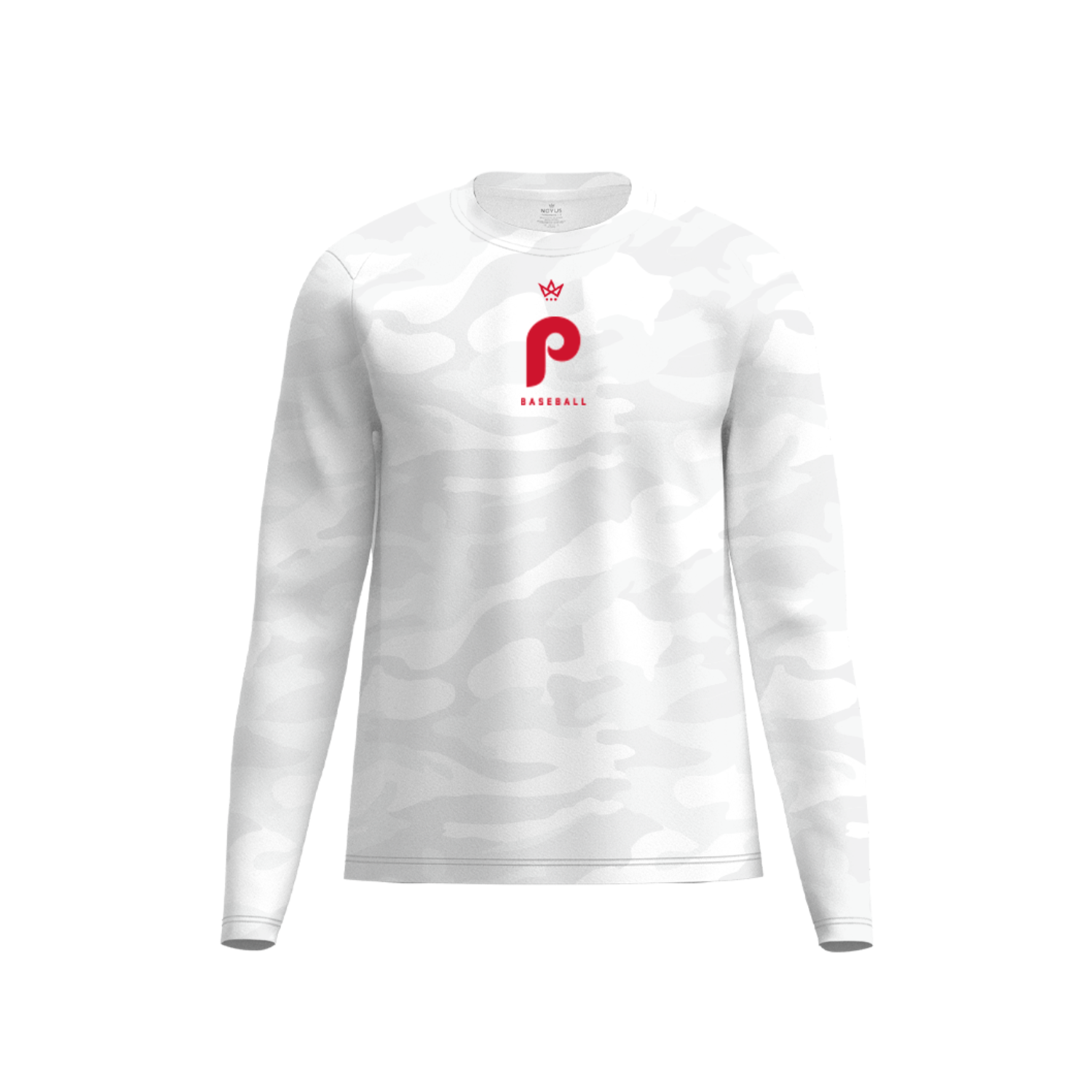 PALMETTO HS BASEBALL PERFORMANCE LS [WHITE CAMO]