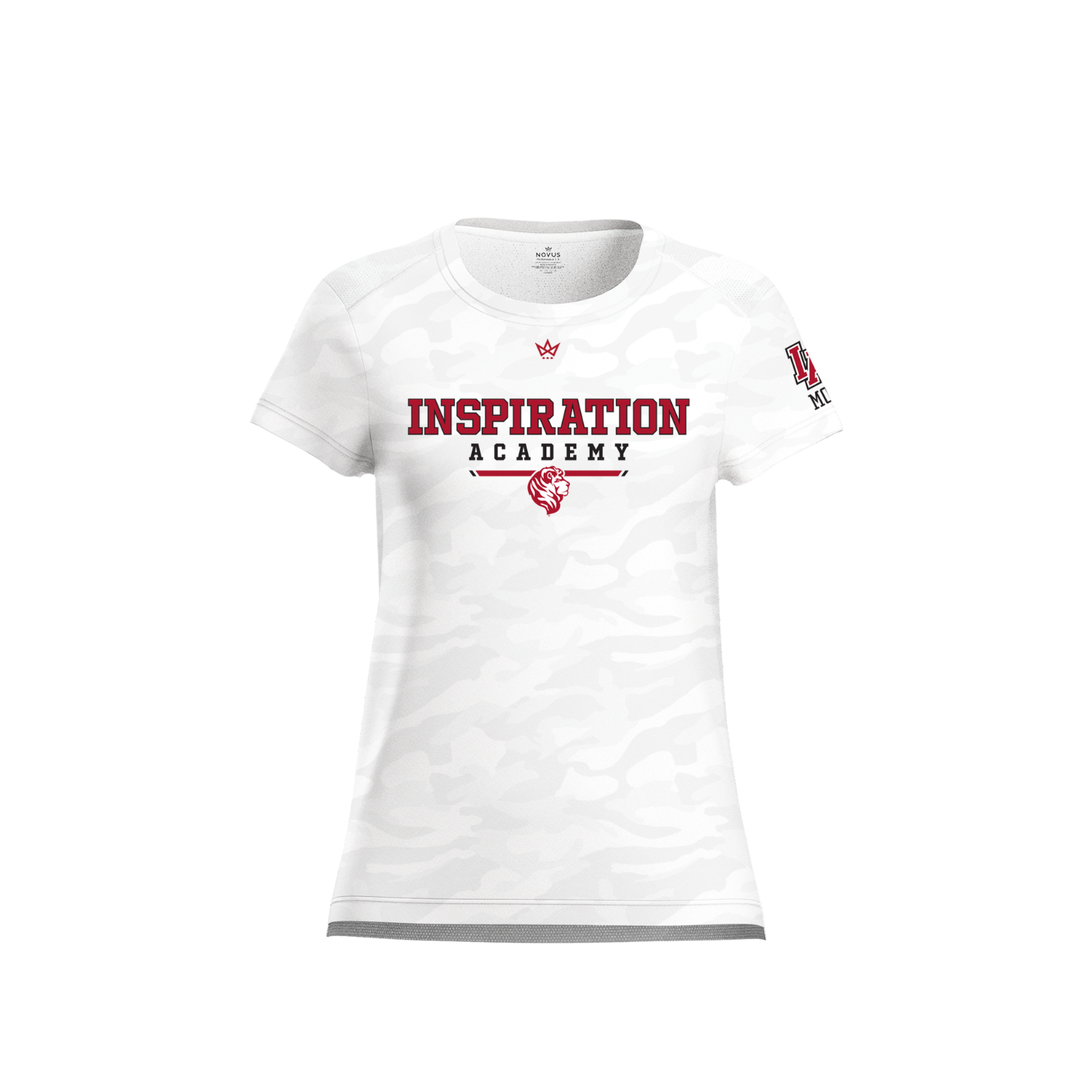 INSPIRATION ACADEMY WOMEN'S AURA TEE [WHITE CAMO]