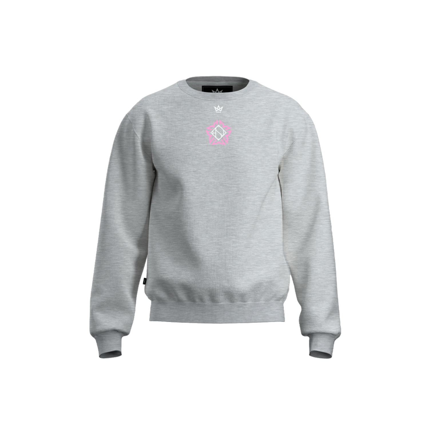 HOT SHOTS JRS ACCESS COTTON FLEECE CREWNECK - GRAY