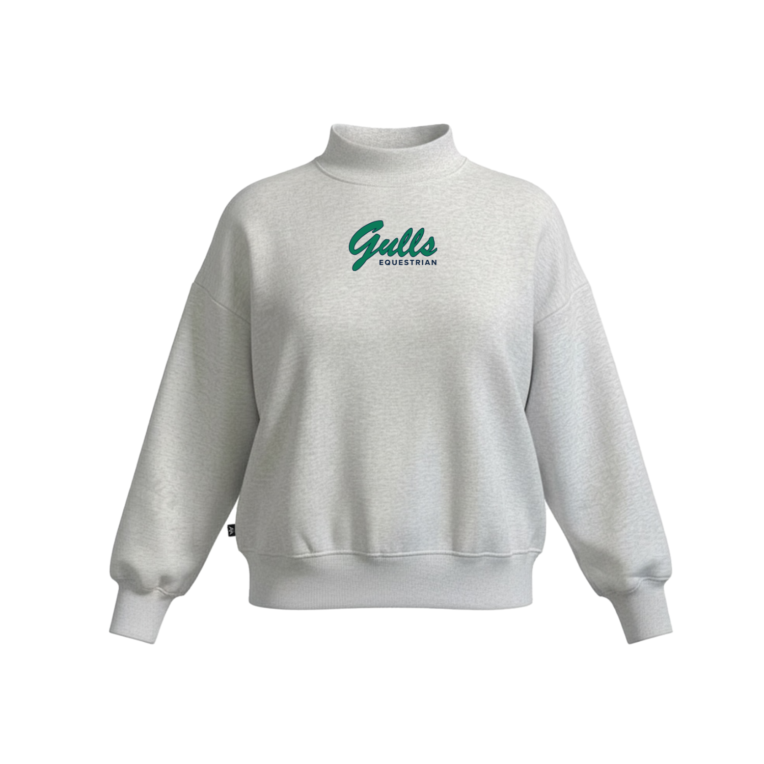 ENDICOTT EQUESTRIAN WOMEN'S COTTON FLEECE MOCKNECK