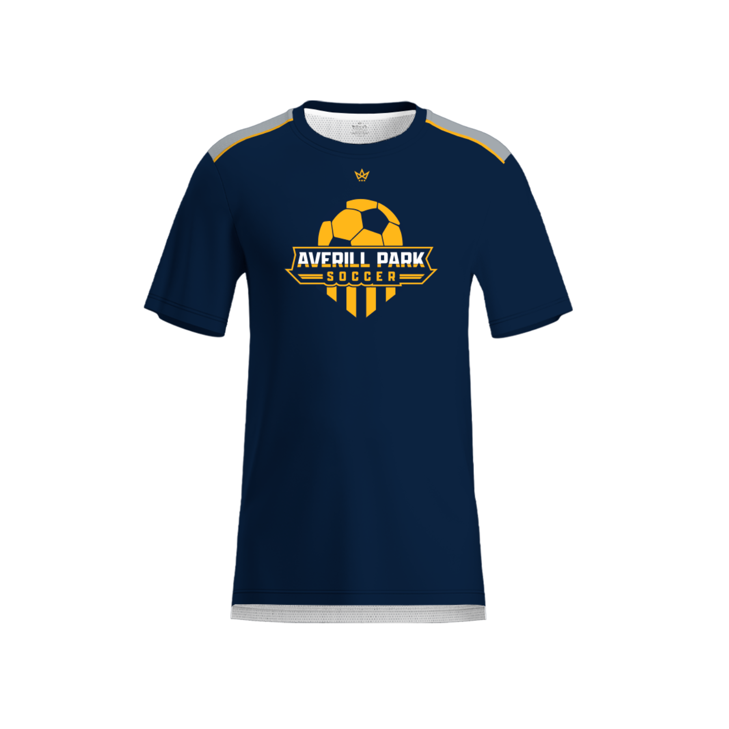 AVERILL PARK YOUTH SOCCER AURA TEE [NAVY/GRAY]