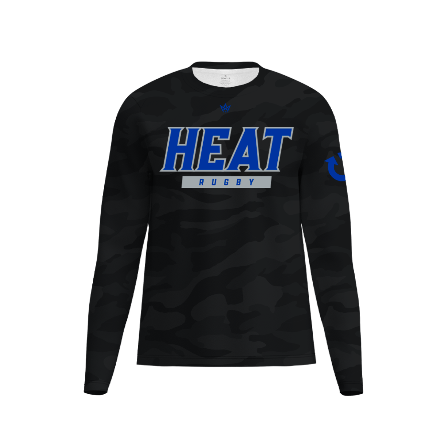 360 HEAT RUGBY PERFORMANCE LS [BLACK CAMO]