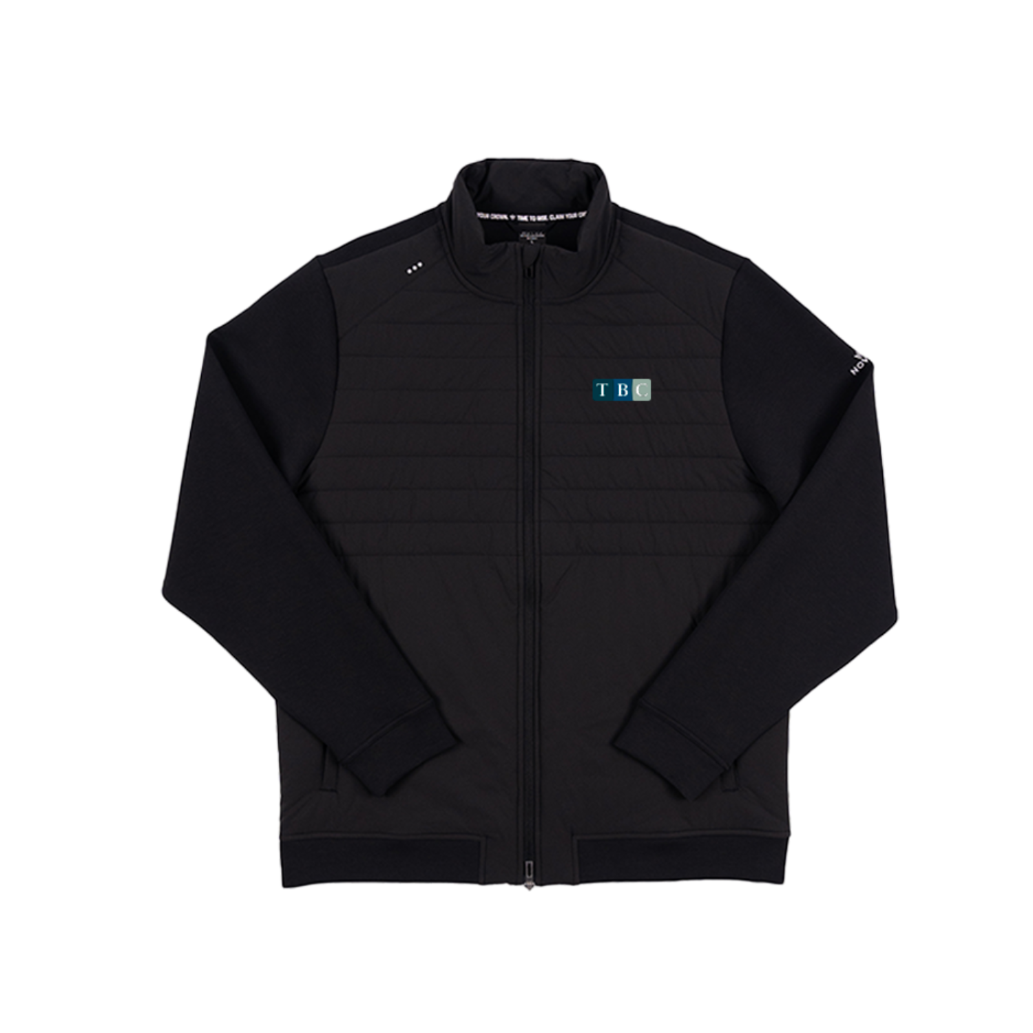 TBC ROYALKNIT HYBRID JACKET - ONYX