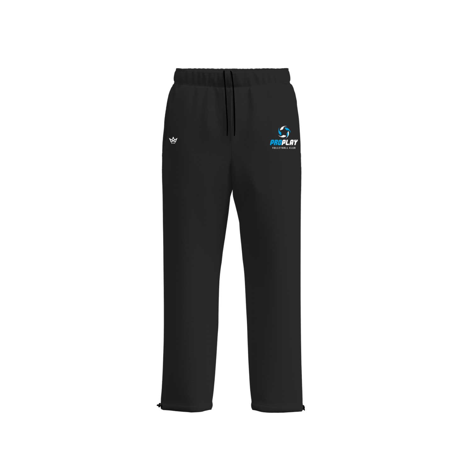 PROPLAY VOLLEYBALL COACH COTTON FLEECE SWEATPANTS [BLACK]