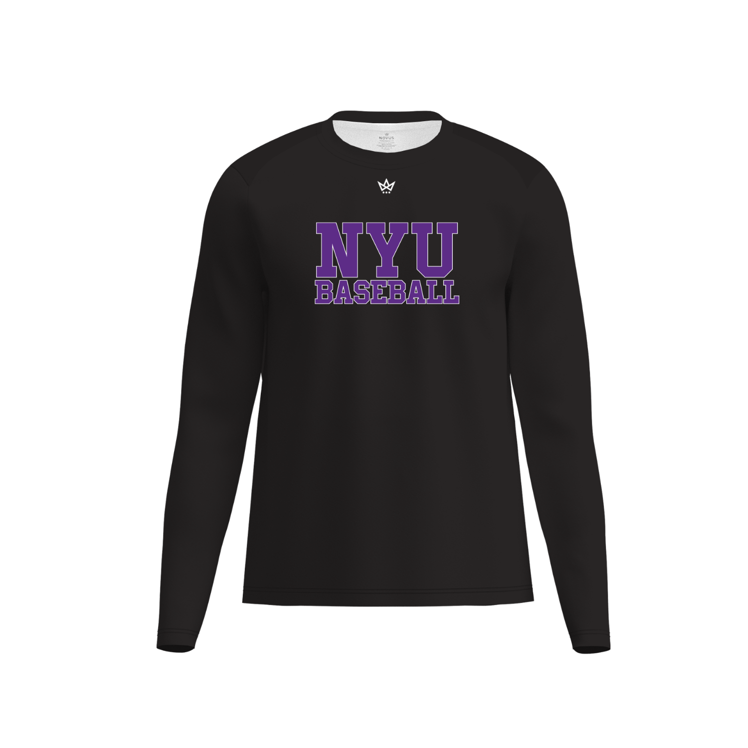 NYU BASEBALL PERFORMANCE LS [BLACK]