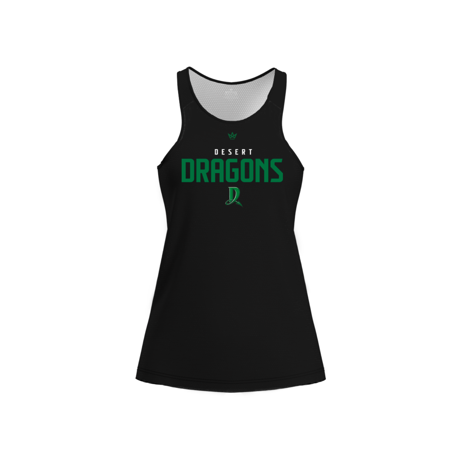DESERT DRAGONS WOMEN'S AURA TANK [BLACK]