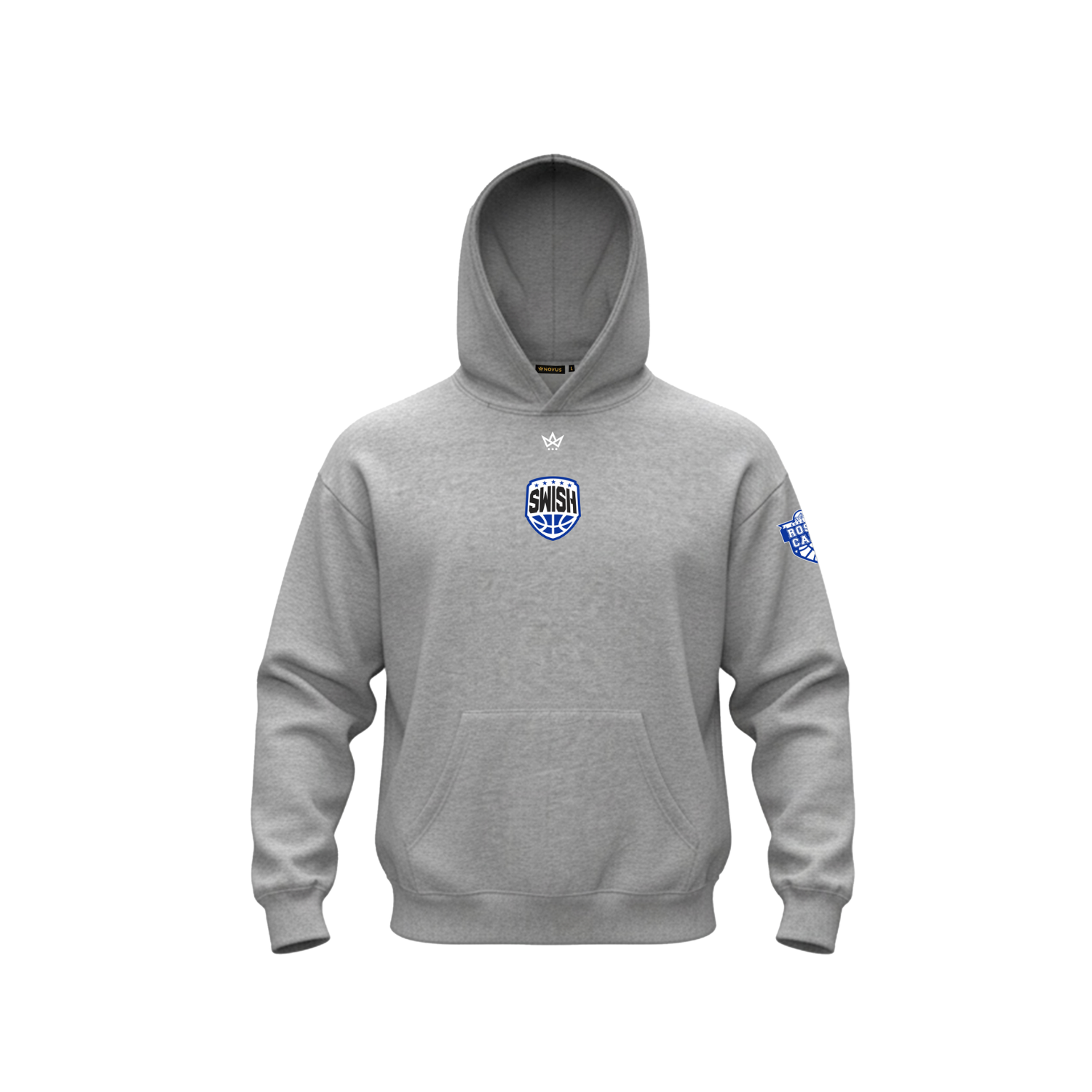 TEAM SWISH BASKETBALL/ ROSIE CARR COTTON FLEECE HOODIE [GREY]