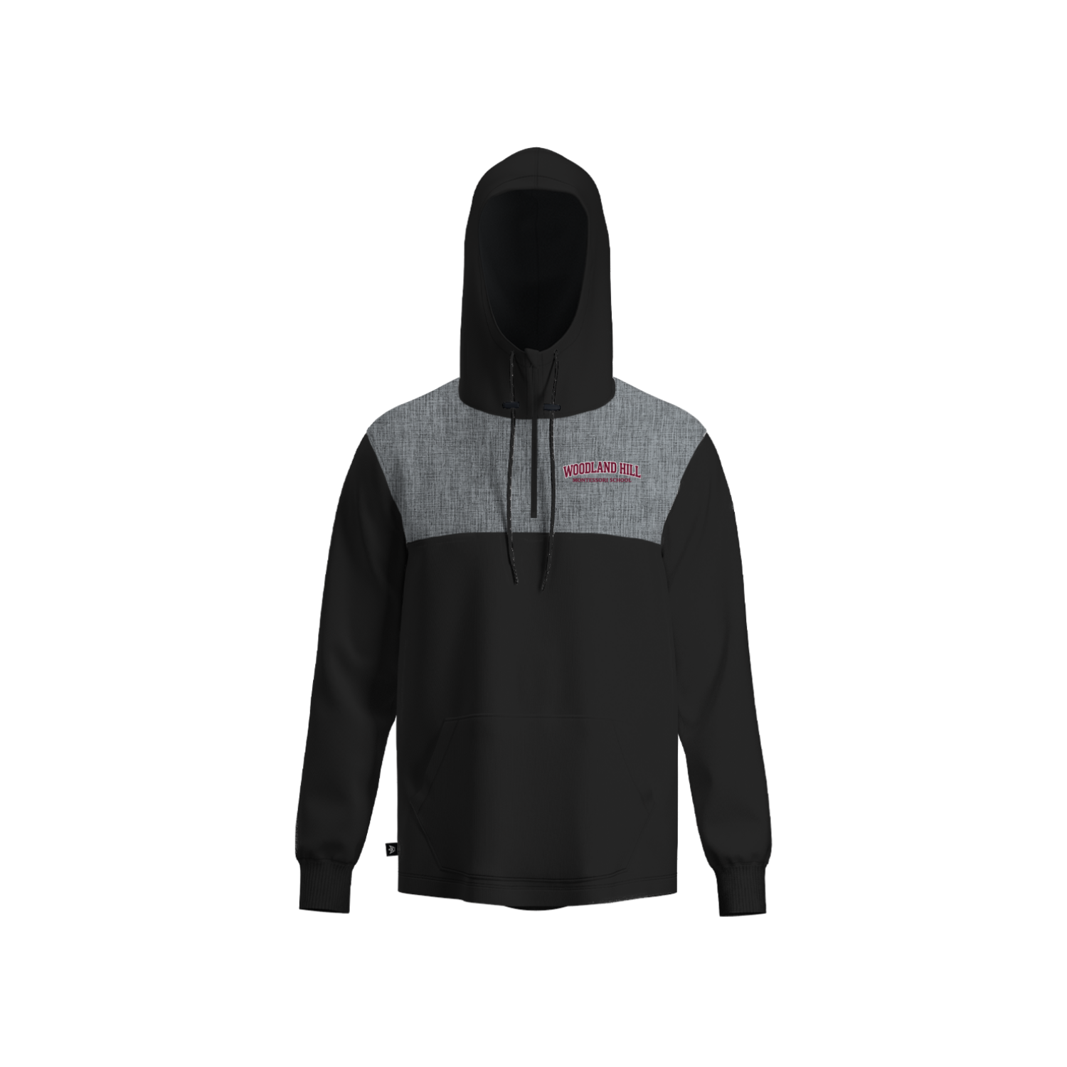 WOODLAND MONTESSORI PANELED HOODIE