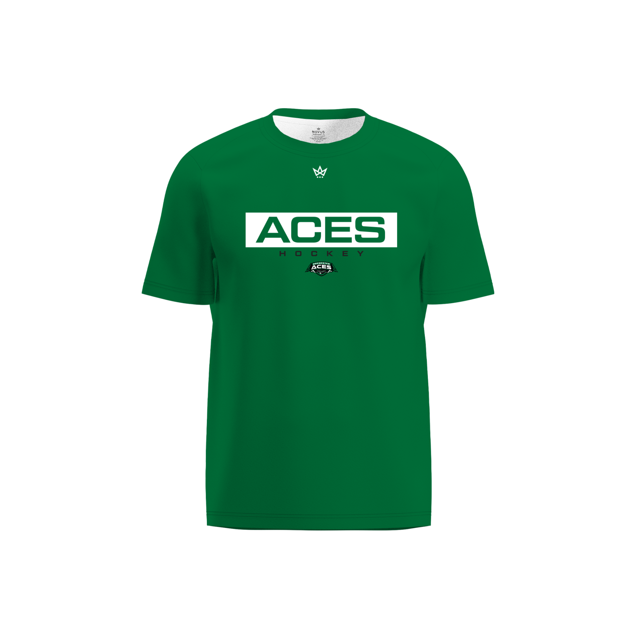 ROCHESTER ACES PERFORMANCE SS TEE [GREEN]