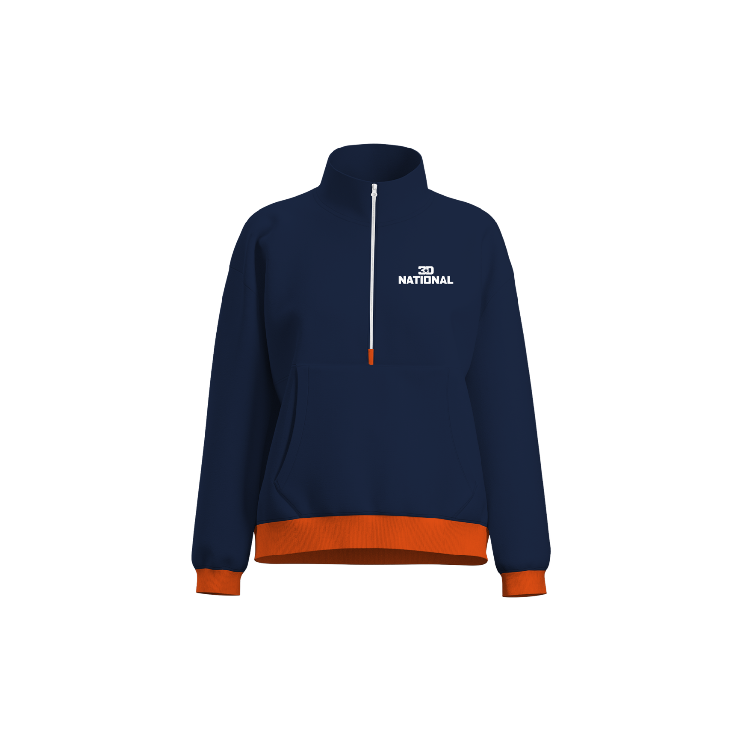 3D NATIONAL GIRLS TOP THREAT 2026 WOMEN'S COTTON FLEECE HALF-ZIP