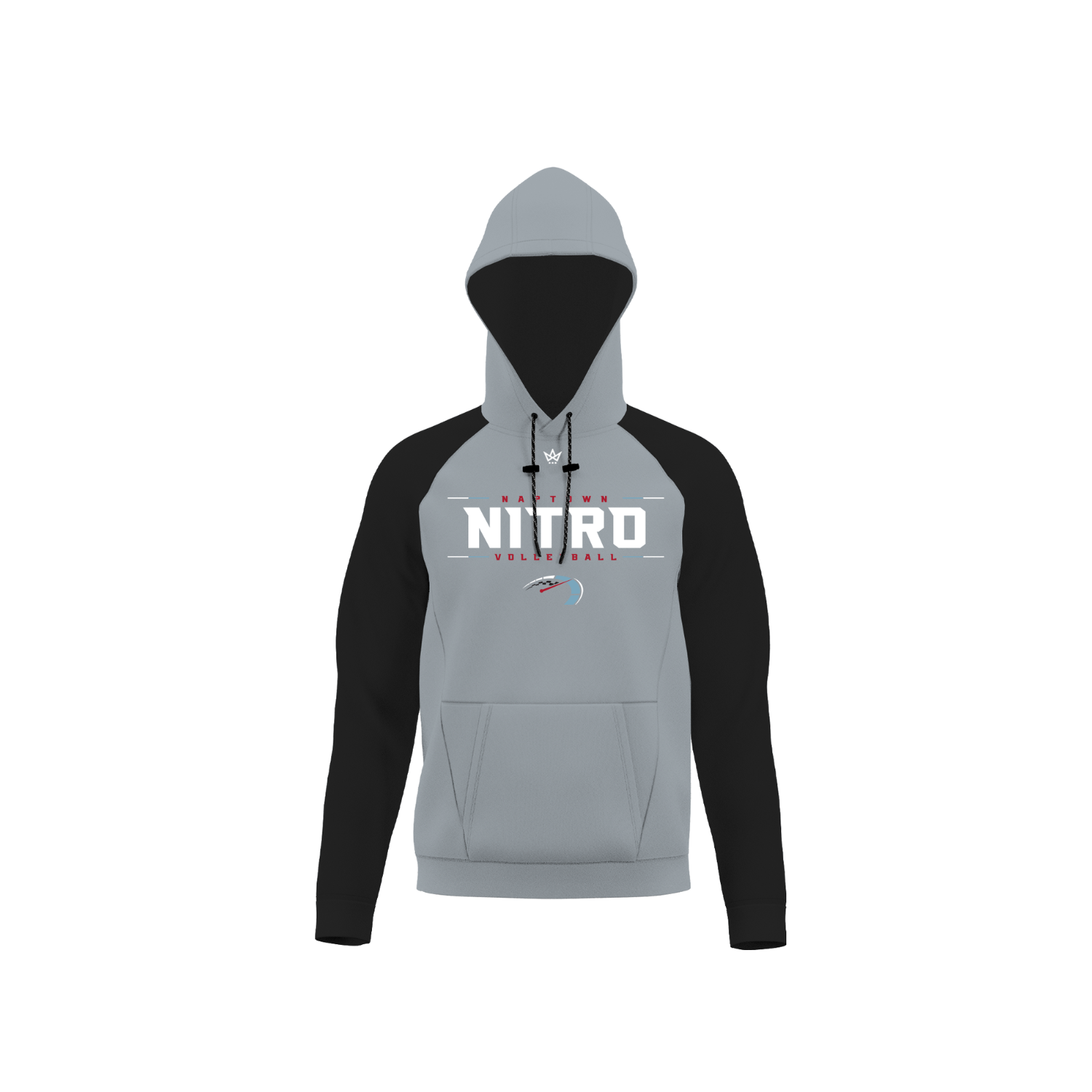 NAPTOWN NITRO VLA SUB PERFORMANCE FLEECE HOODIE [BLACK/GREY]