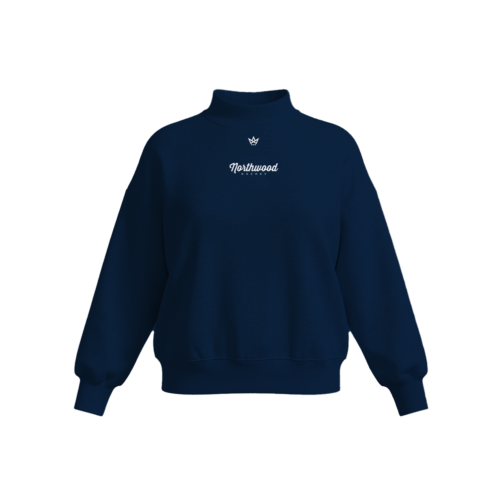 NORTHWOOD HOCKEY WOMEN'S COTTON FLEECE MOCKNECK