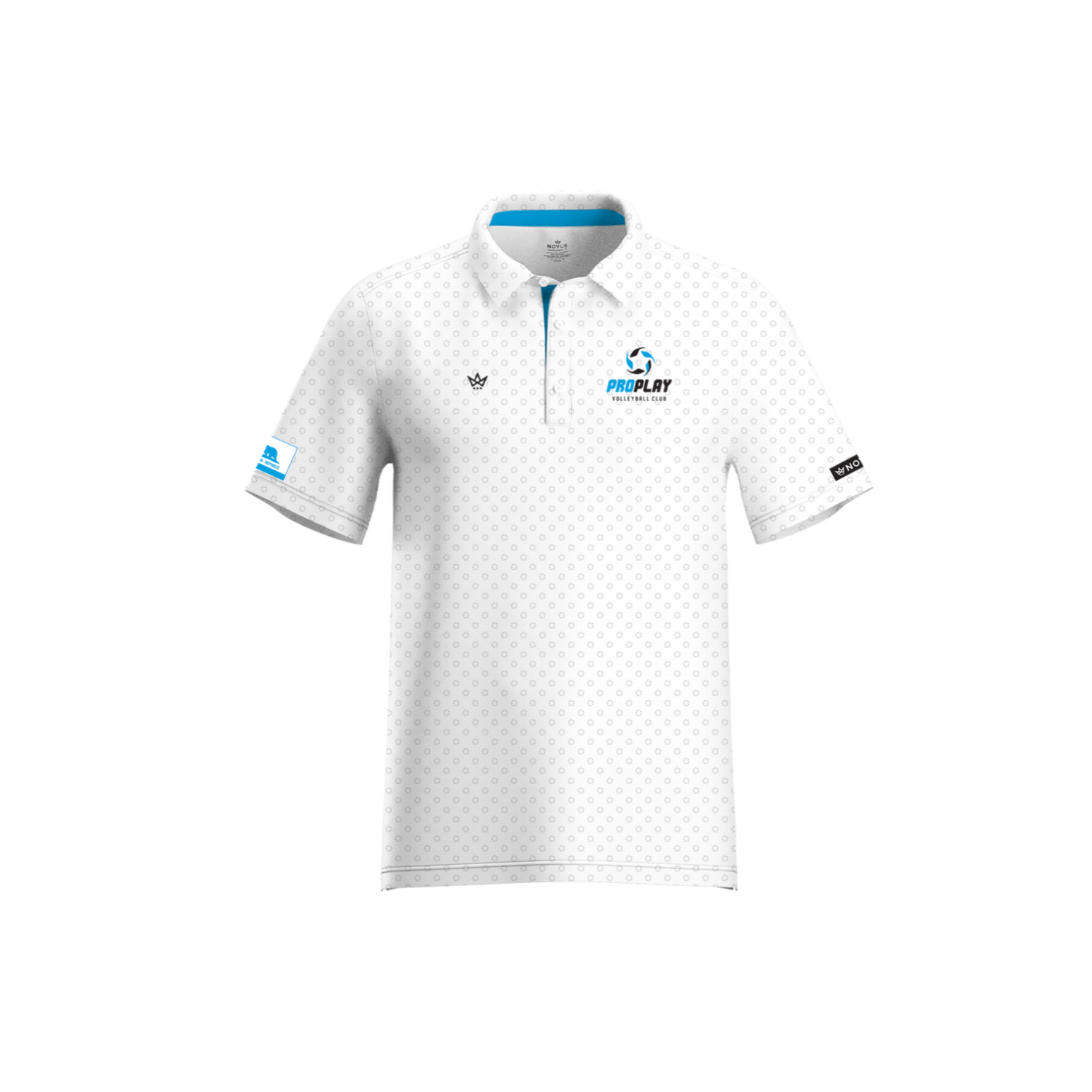PROPLAY VOLLEYBALL COACH SUB PERFORMANCE POLO [WHITE]