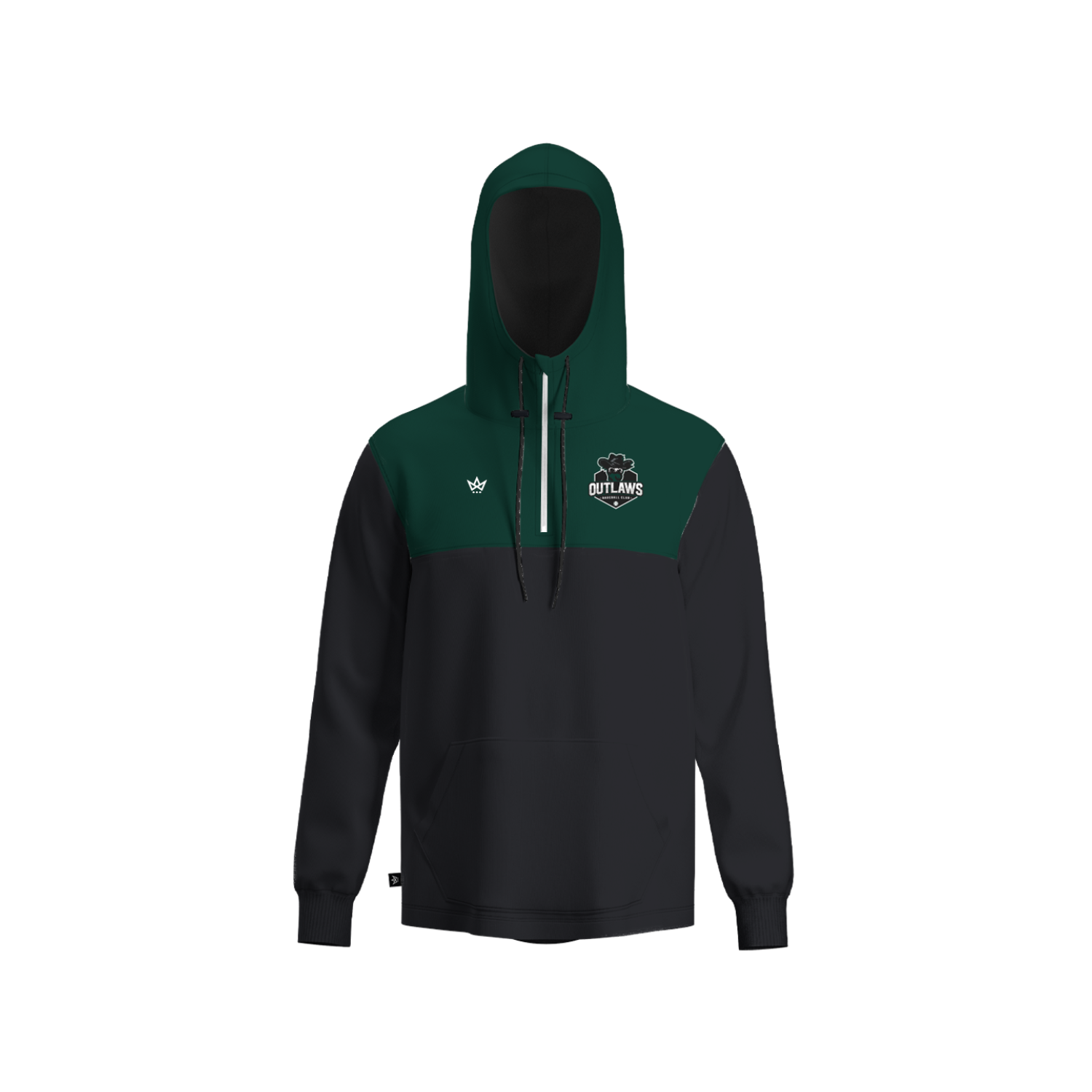 OUTLAWS BASEBALL PANELED HOODIE