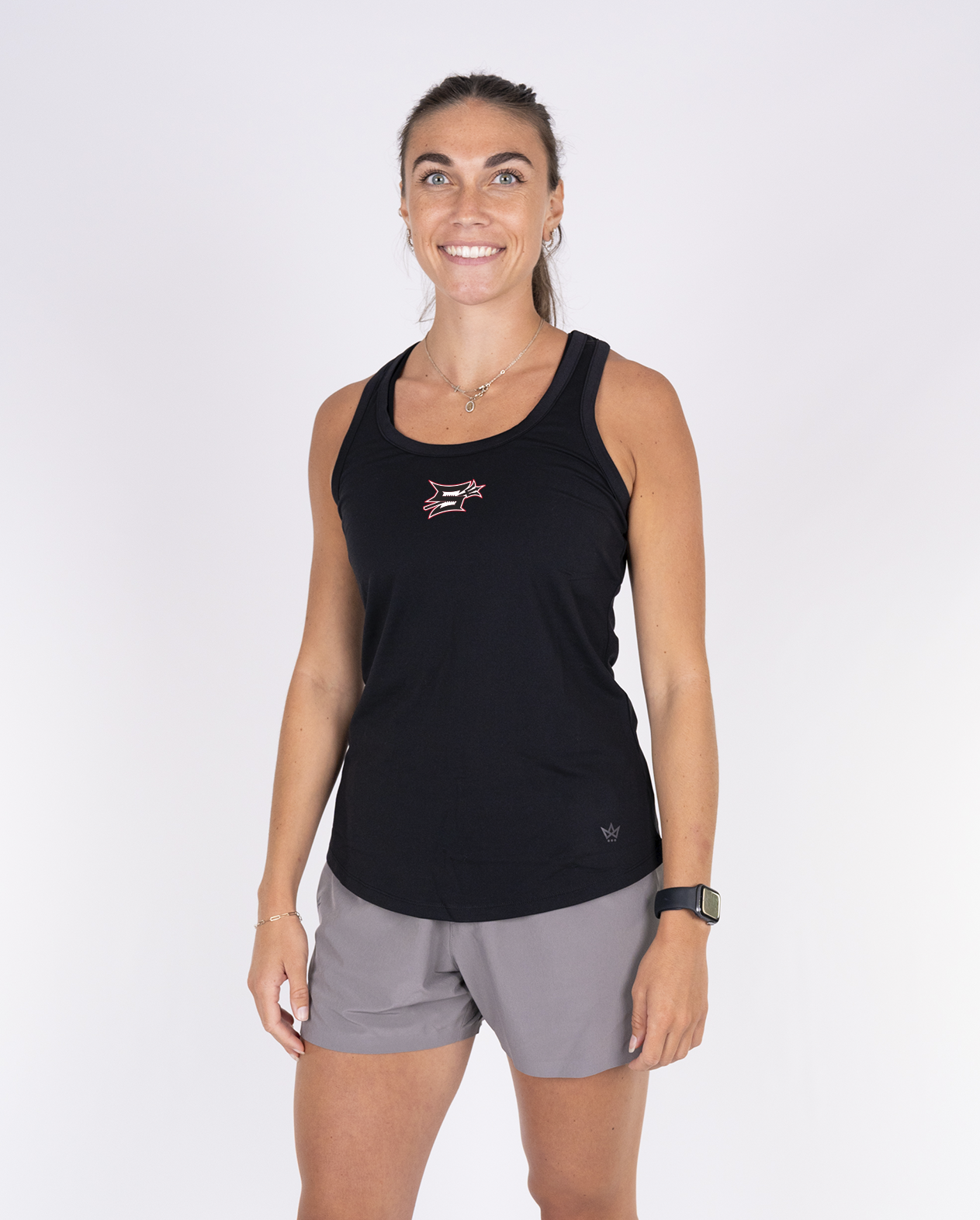 SARASOTA SUN DEVILS FOOTBALL WOMEN'S ASCENSION TANK TOP - ONYX