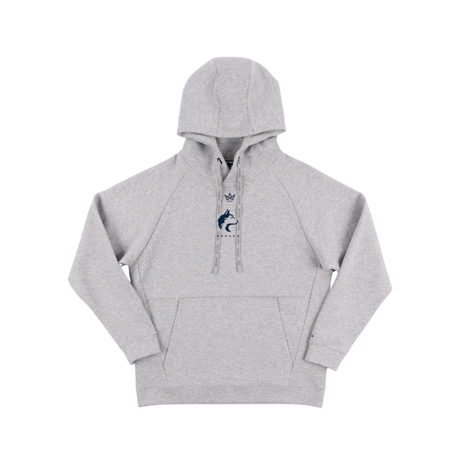 NORTHWOOD HOCKEY ROYALKNIT HOODIE - STERLING HEATHER [HUSKY HEAD]