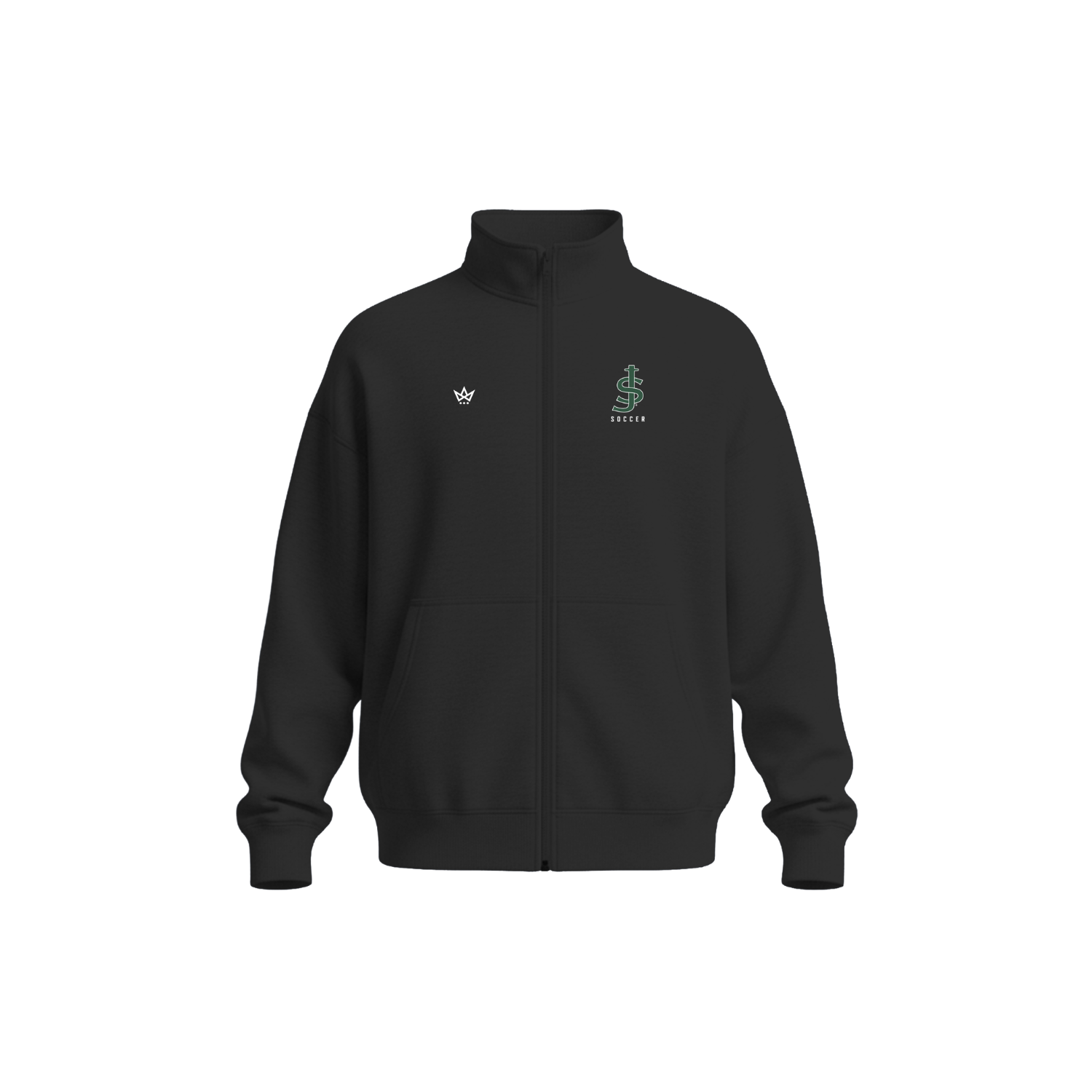 ST. JOE'S FALCONS SOCCER ACCESS COTTON FLEECE TRACK JACKET