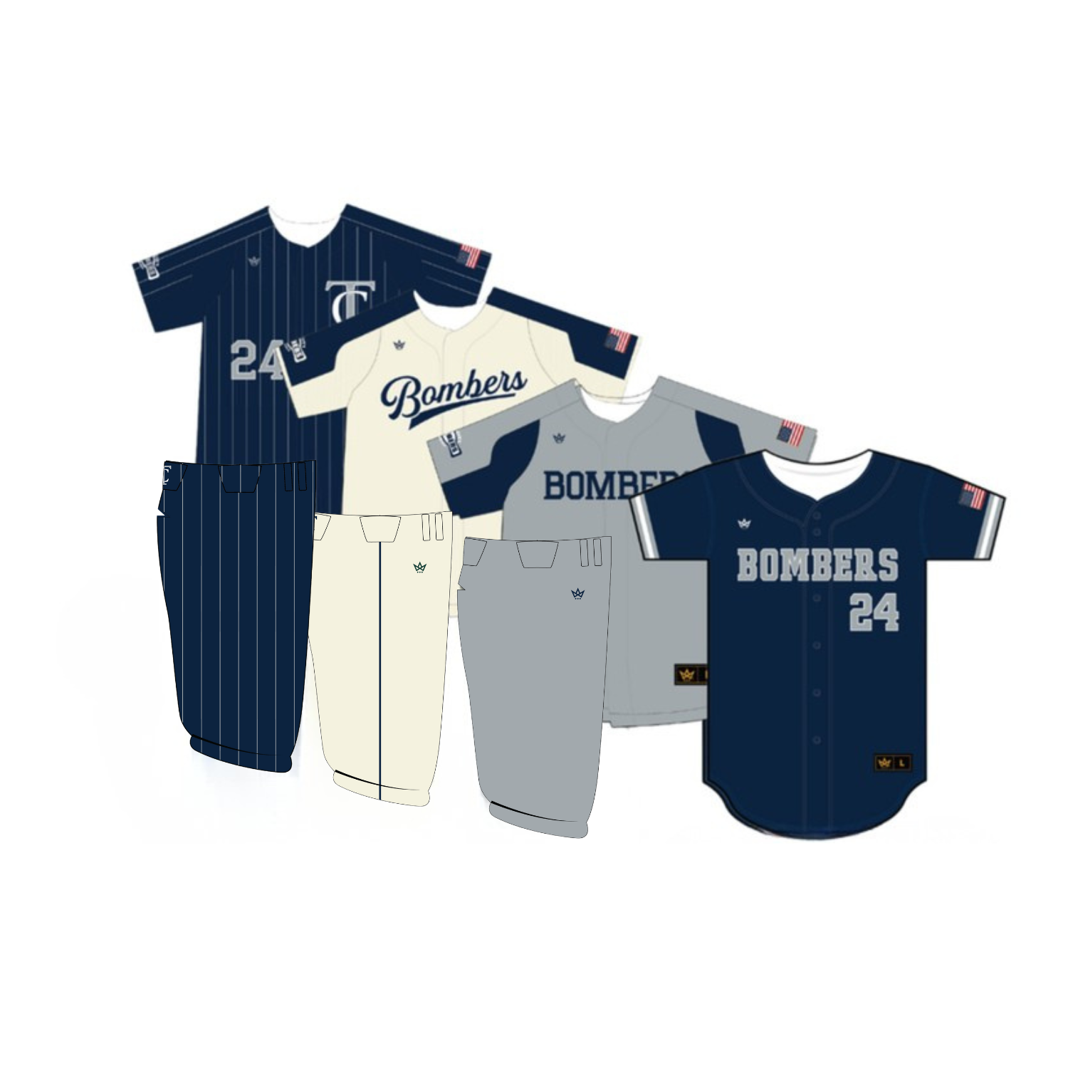 TC BOMBERS TOURNEY JERSEY PACK KNICKERS