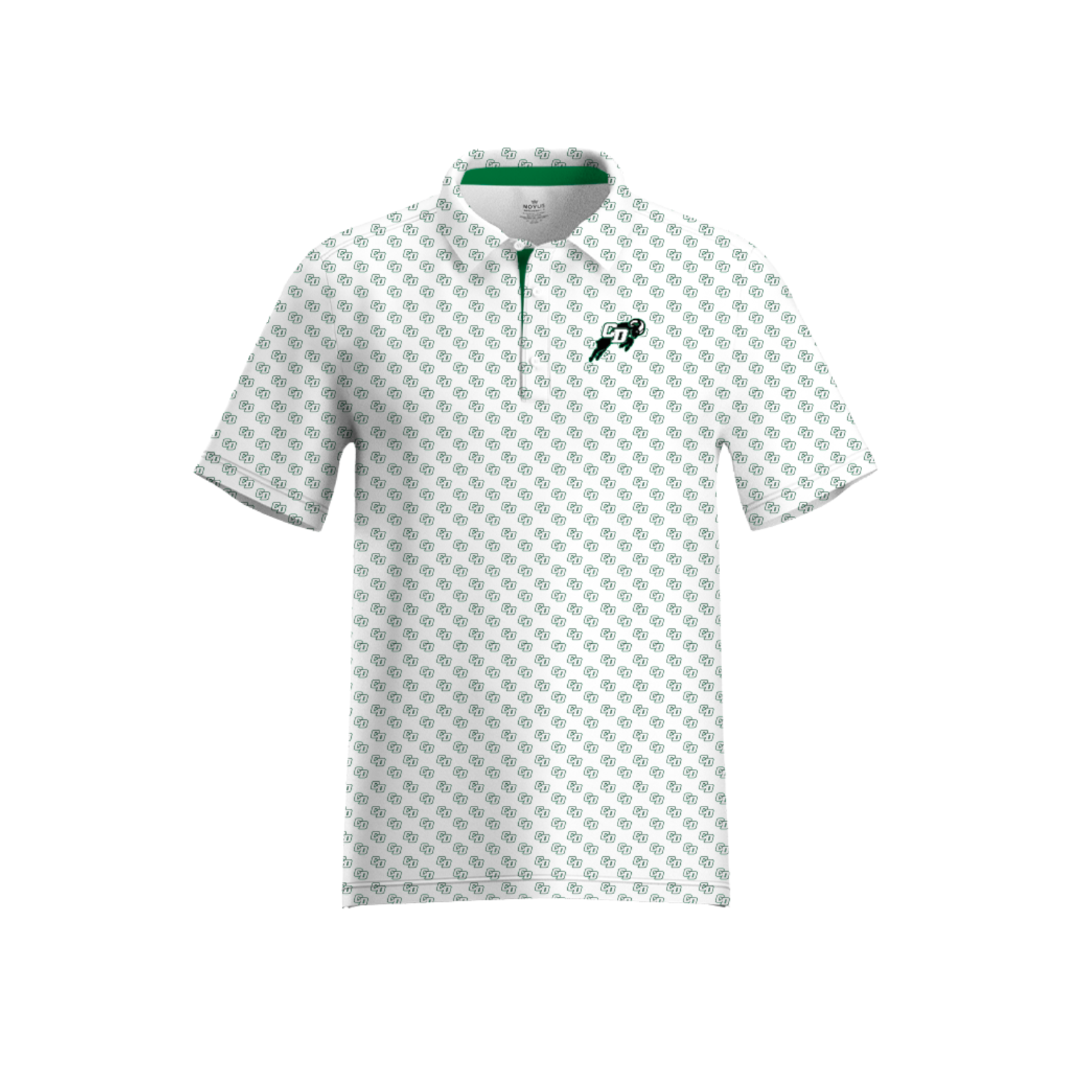 CENTRAL DAUPHIN STAFF SUB PERFORMANCE POLO [WHITE/GREEN]