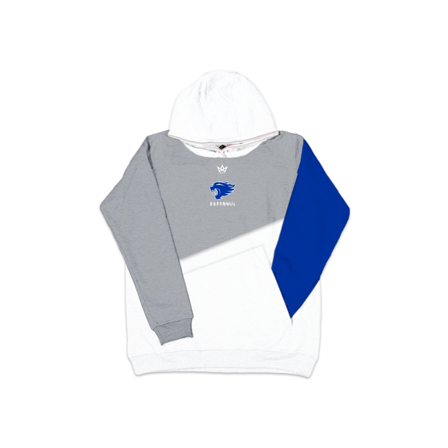 INDIANA WILDCATS SOFTBALL COLORBLOCK HOODIE