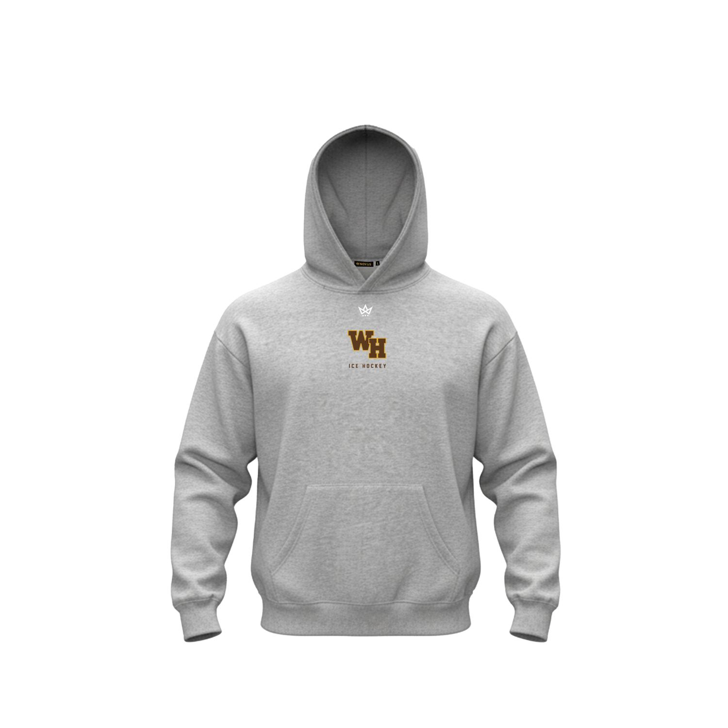 WATCHUNG HILLS HS HOCKEY ACCESS COTTON FLEECE HOODIE [GREY]