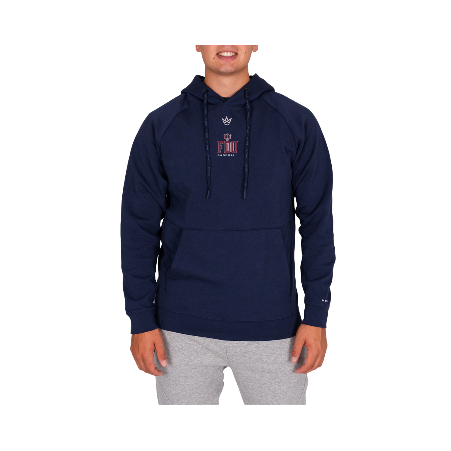 FDU BASEBALL ROYALKNIT HOODIE - NAVY