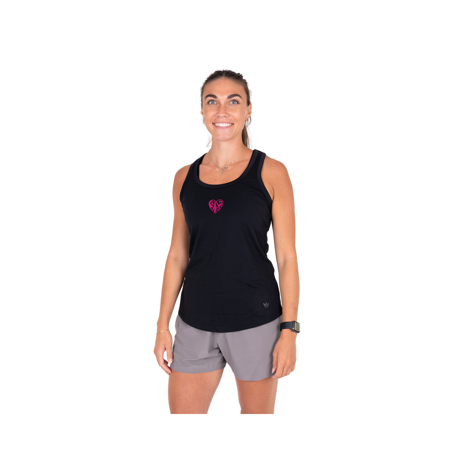 KEALOHA VOLLEYBALL GIRLS WOMEN'S ASCENSION TANK TOP - ONYX