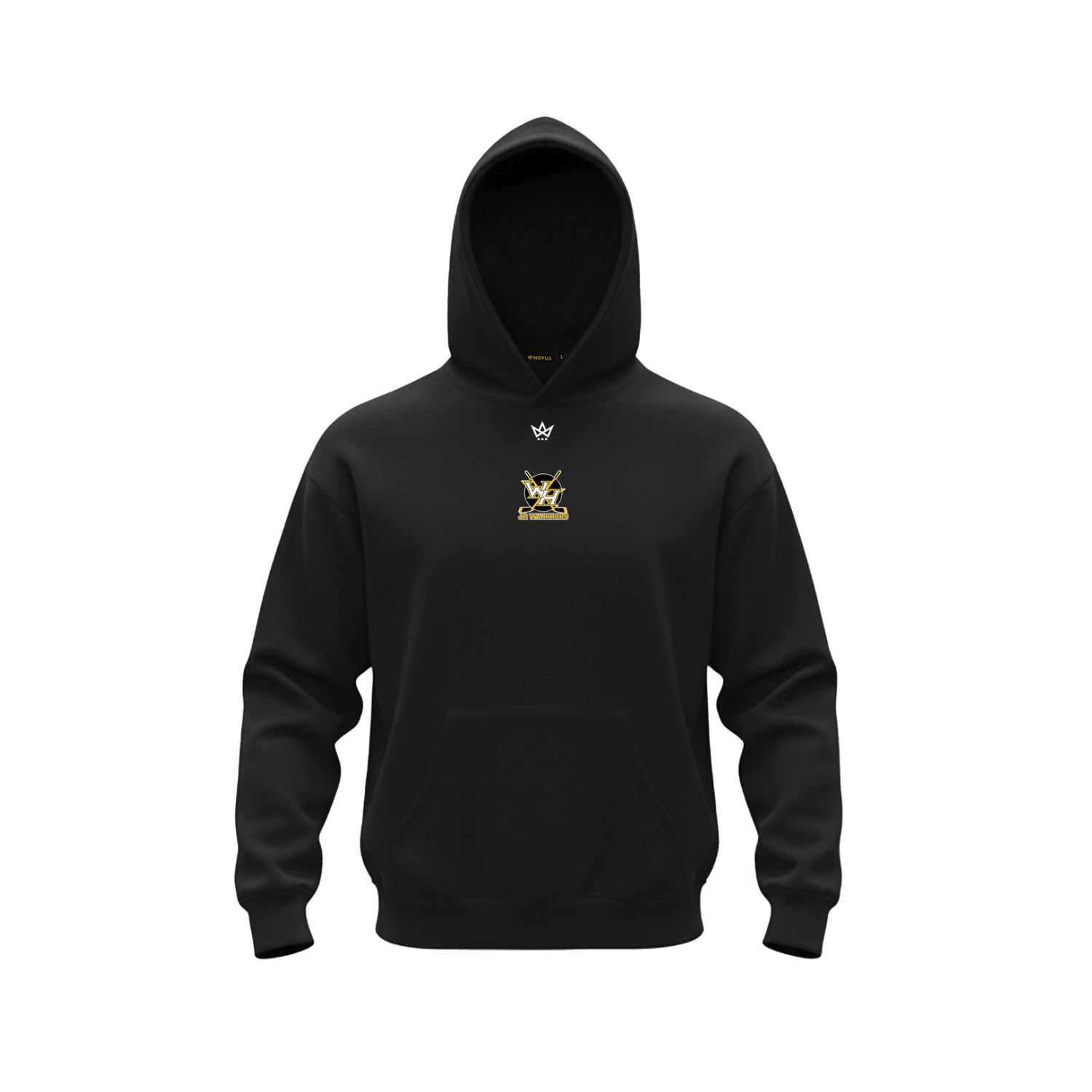 WATCHUNG HILLS JUNIOR WARRIORS HOCKEY HOLIDAY STORE '26 ACCESS COTTON FLEECE HOODIE [BLACK]