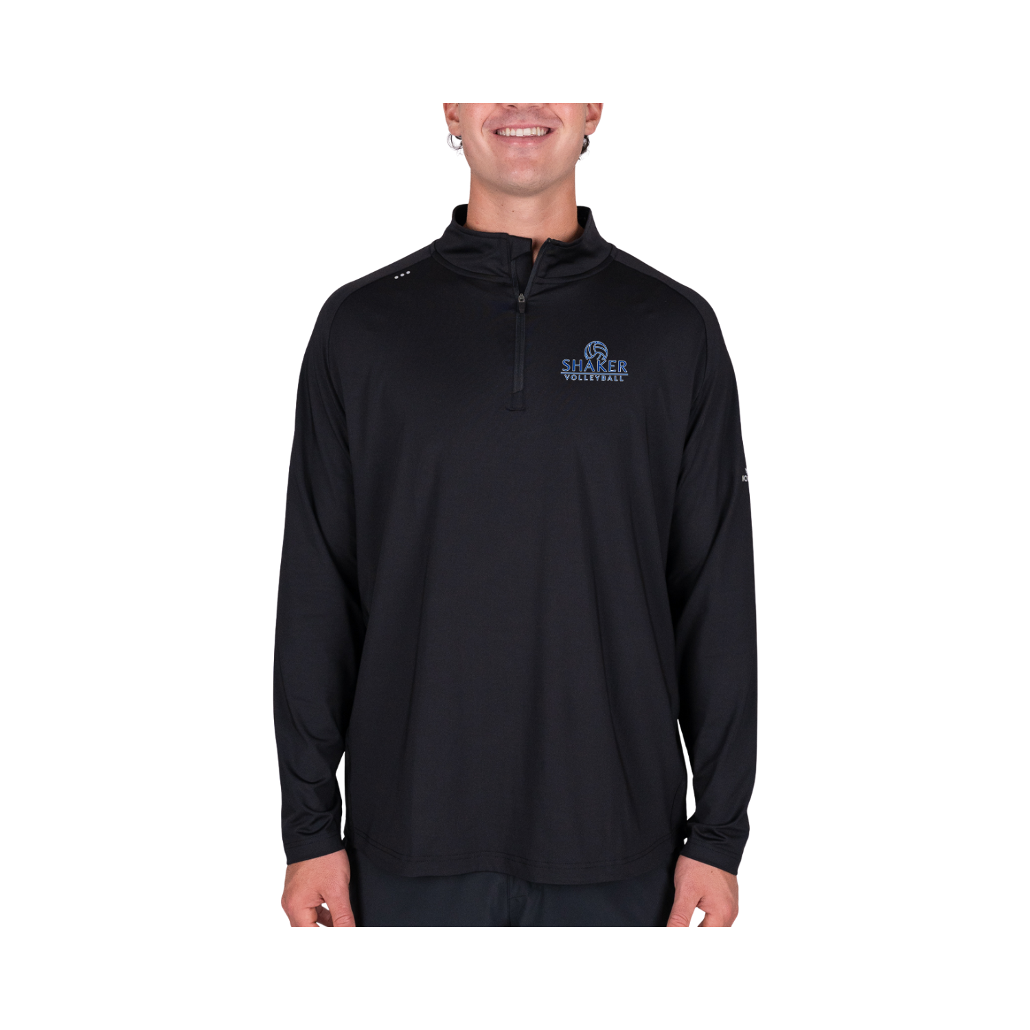 SHAKER GIRLS VOLLEYBALL ASCENSION  QUARTER-ZIP - ONYX