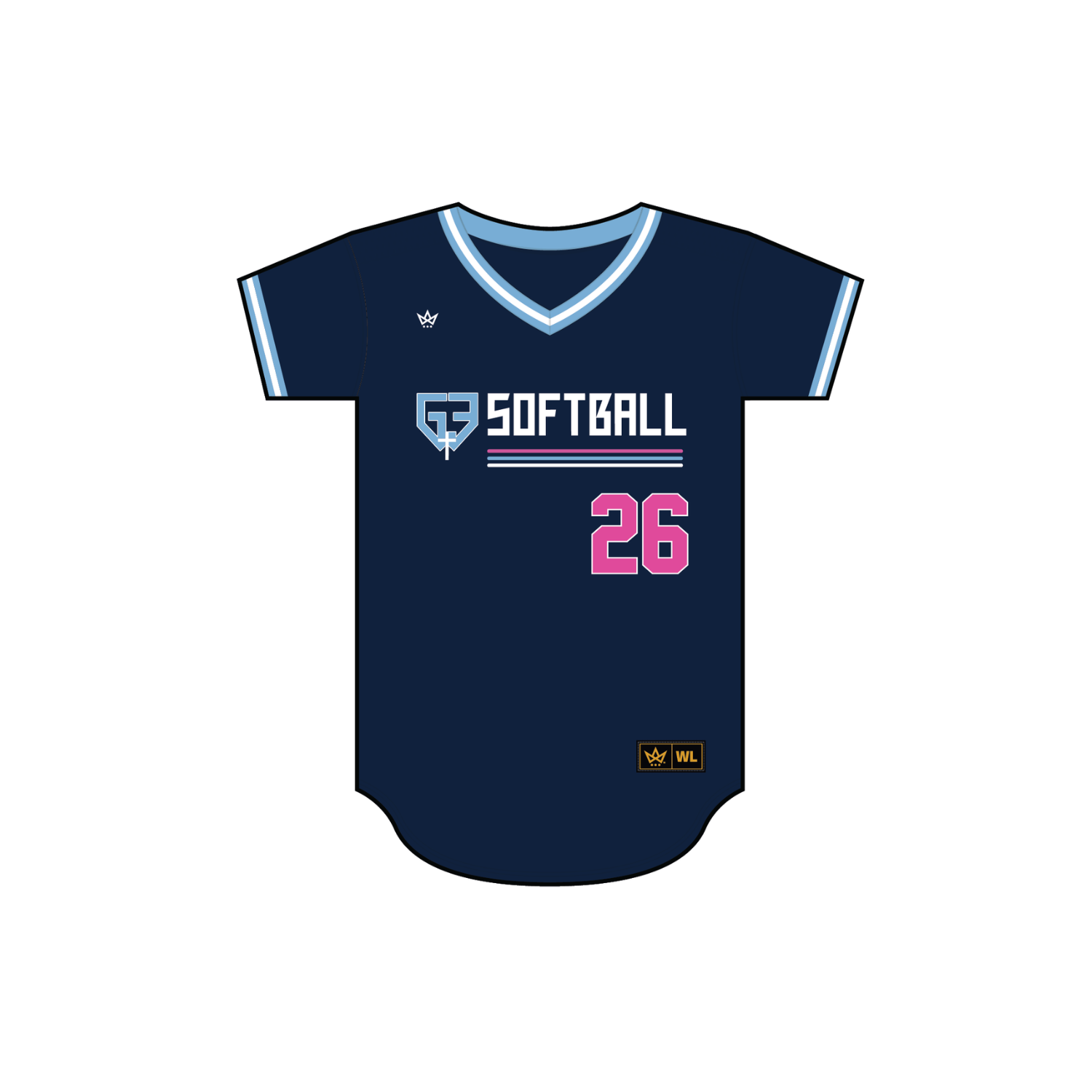 G3 SOFTBALL SOFTBALL V-NECK JERSEY