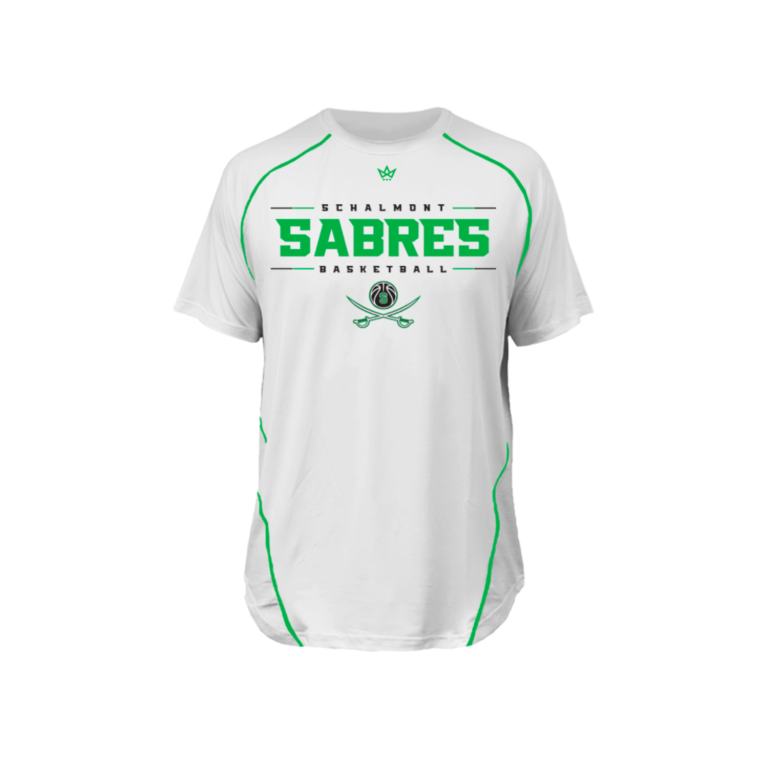SCHALMONT CDYBL PRO VENTED SS TEE [WHITE]