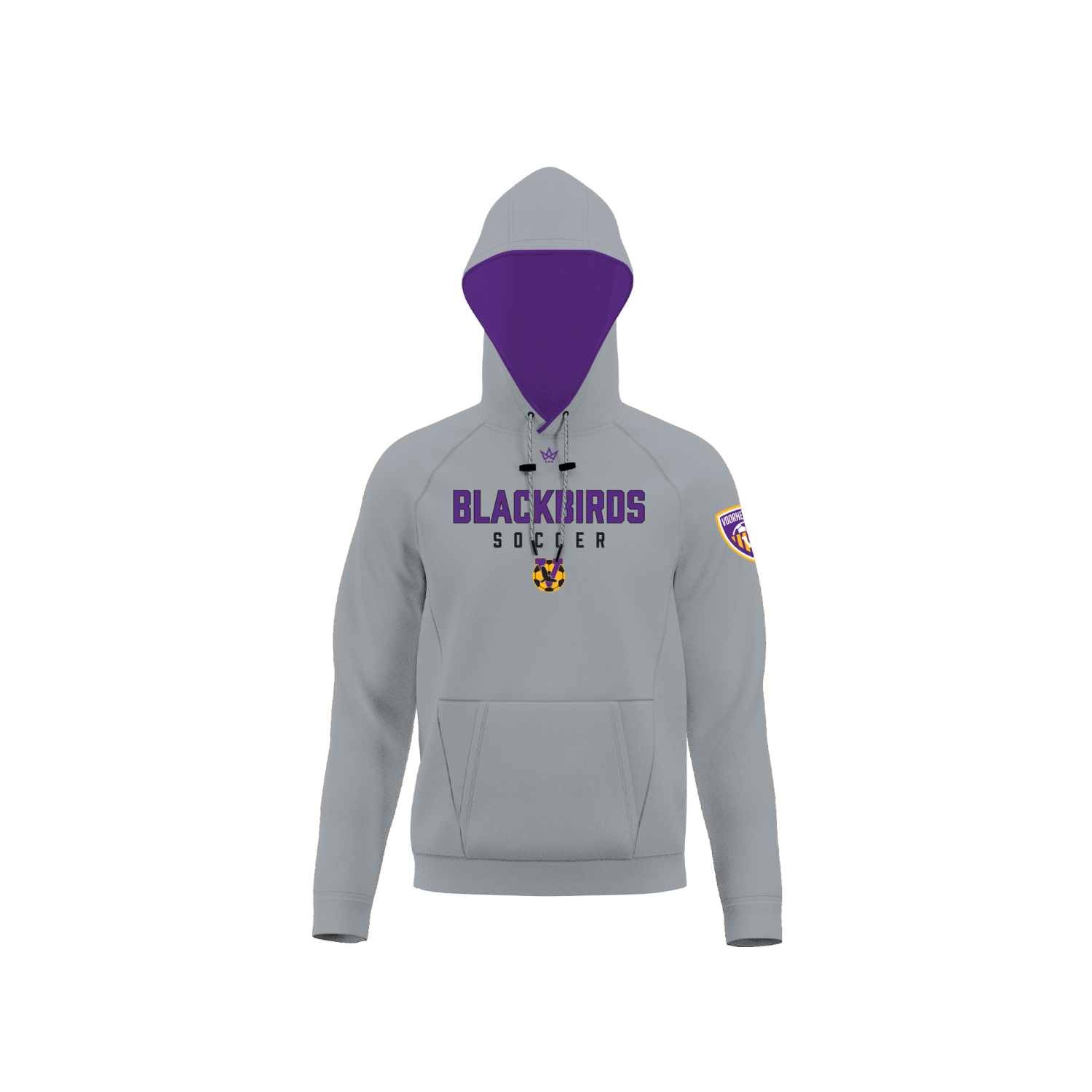 VOORHEESVILLE SOCCER SUB PERFORMANCE FLEECE HOODIE