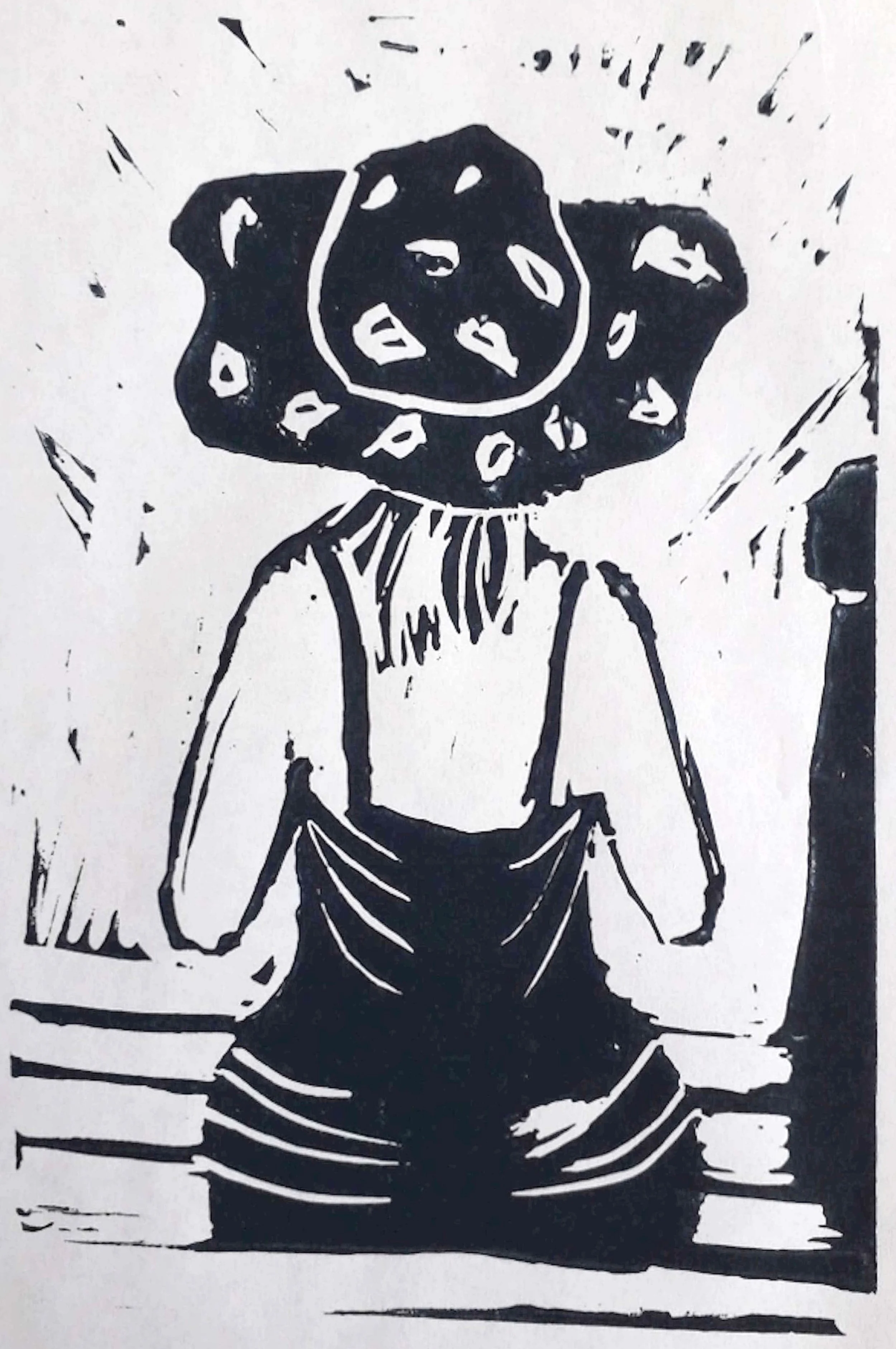 'Black sunhat' - linocut by Ann Hines (2).jpg