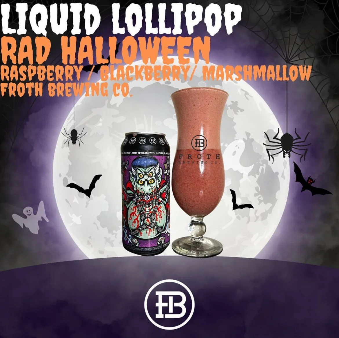 Liquid Lollipop Rad Halloween Raspberry/Blackberry/Marshmallow