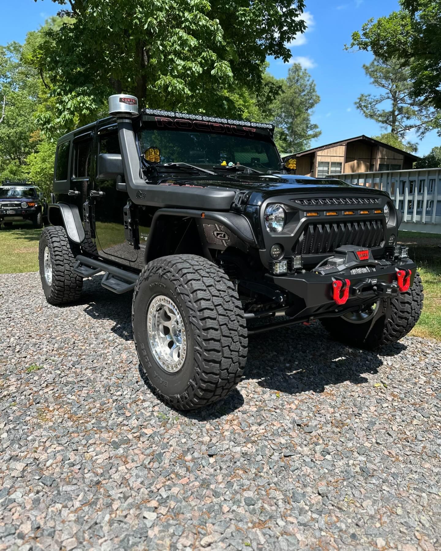 One of the two in the collection of Mr. Freddie&rsquo;s that got a little shine sauce today. 

  2016 Jeep Wrangler built by ROC
  2002 Chevrolet Camaro Z28 (not pictured)

✅ ECCD Decon Wash and Clay

✅ ECCD Polishing touch ups

✅ ECCD Gloss and Prot