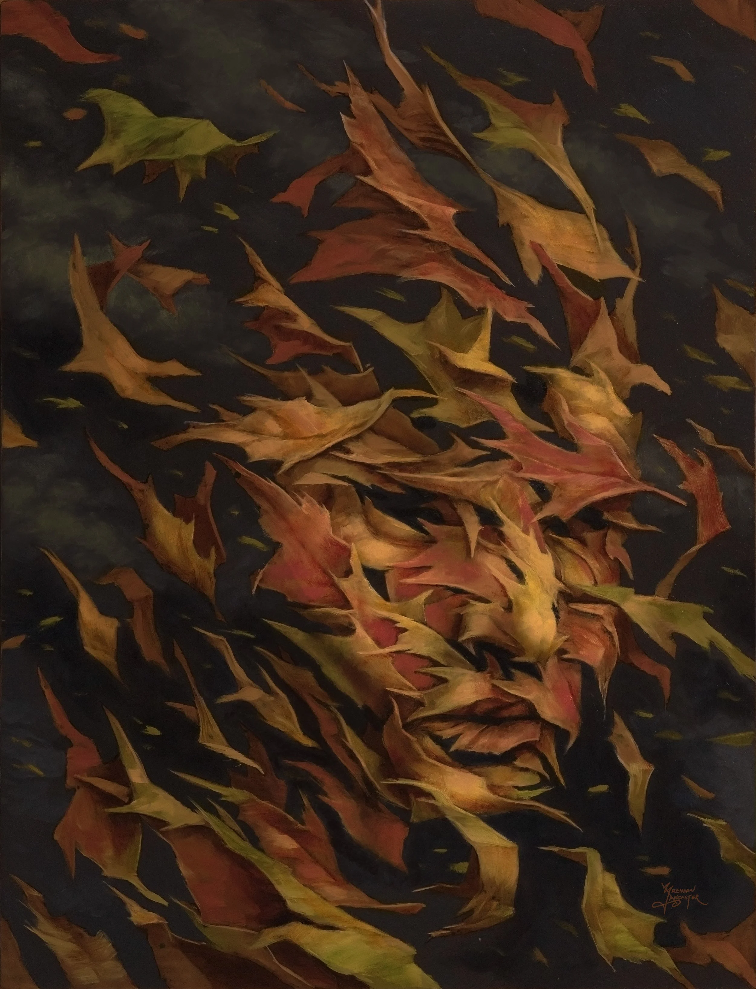 Autumn on the Wind
12"x16" Oil on Copper