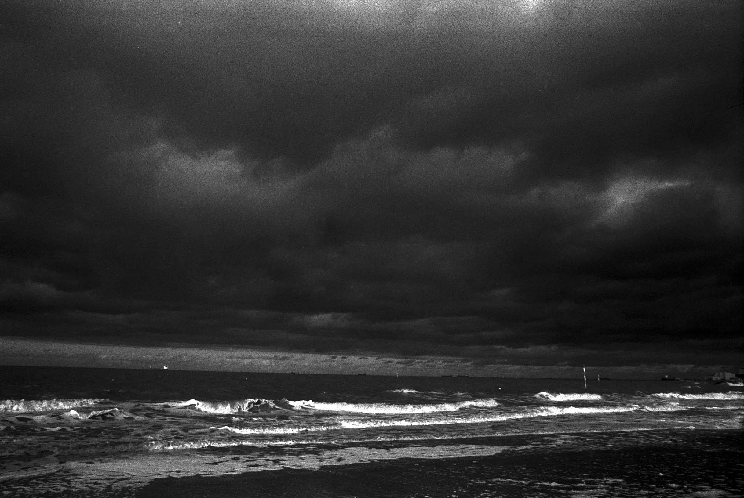 Dark skies dark seas