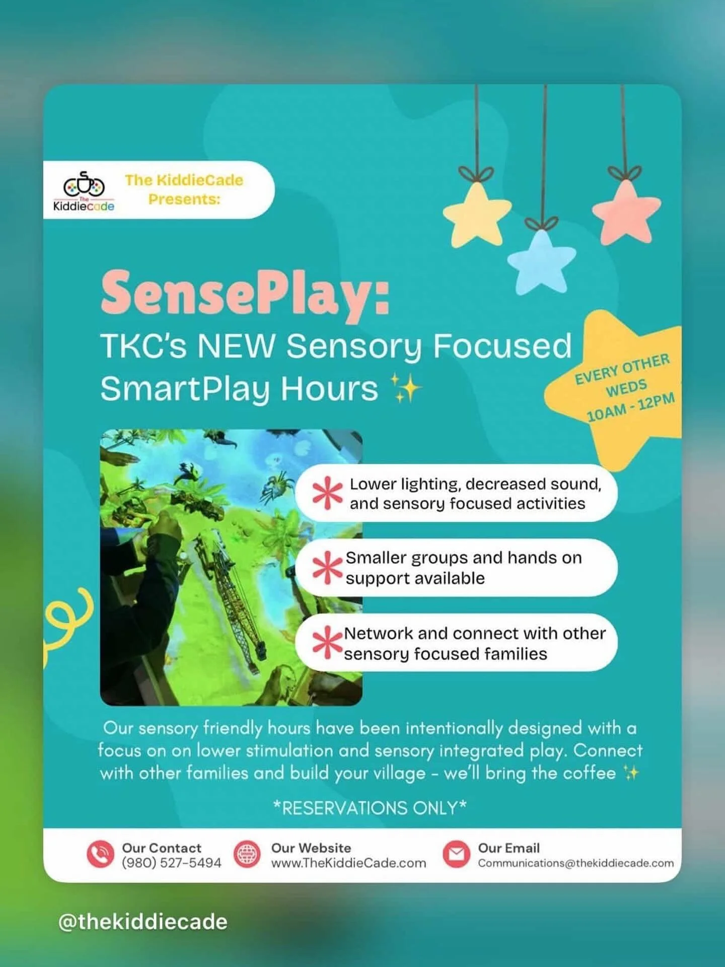 Want a place to take your babies to play? Check them out!!! @thekiddiecade #autismawareness💙 #playandlearn #greatplaydates