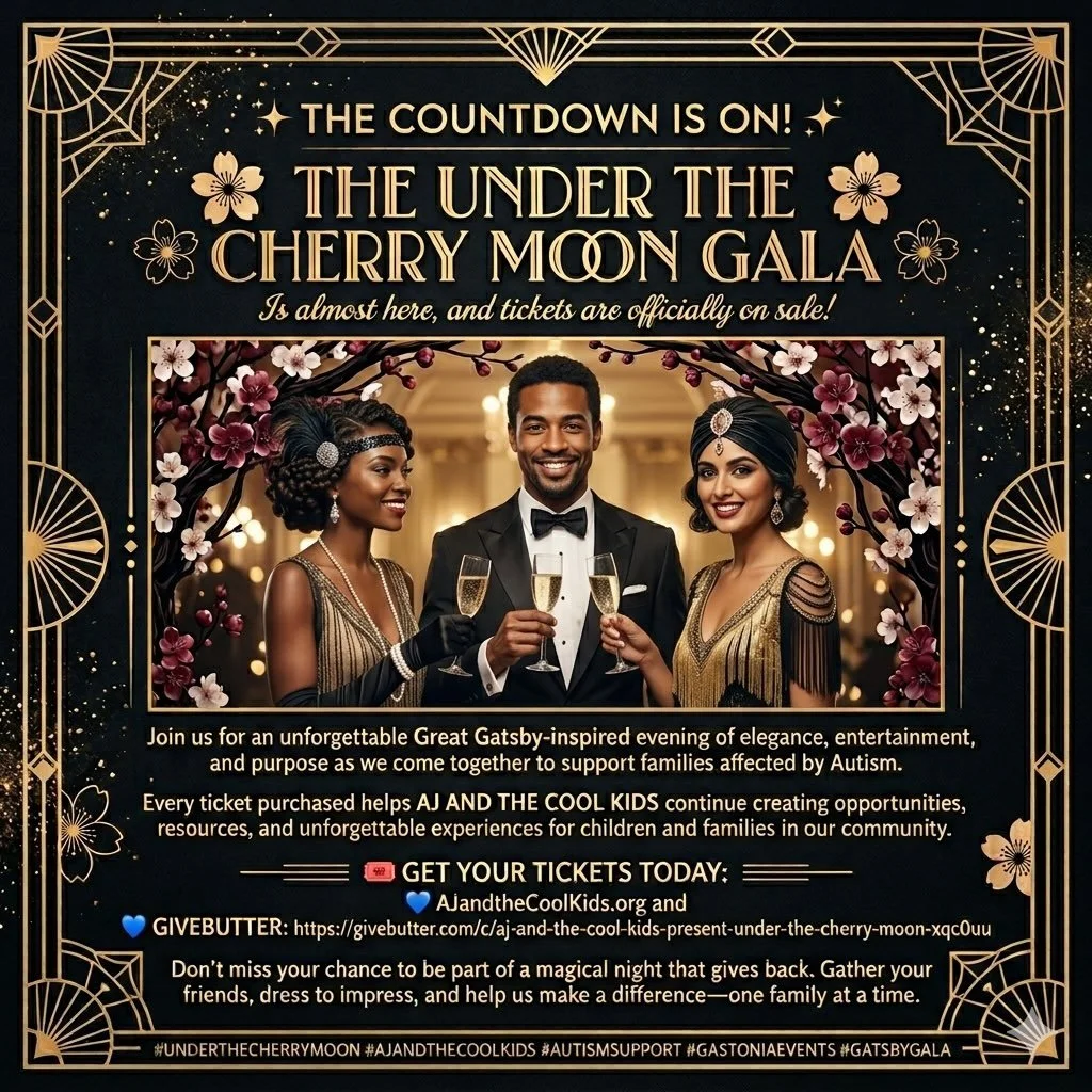 The countdown is on! 

The Under the Cherry Moon Gala is almost here, and tickets are officially on sale! Join us for an unforgettable Great Gatsby-inspired evening of elegance, entertainment, and purpose as we come together to support families affec