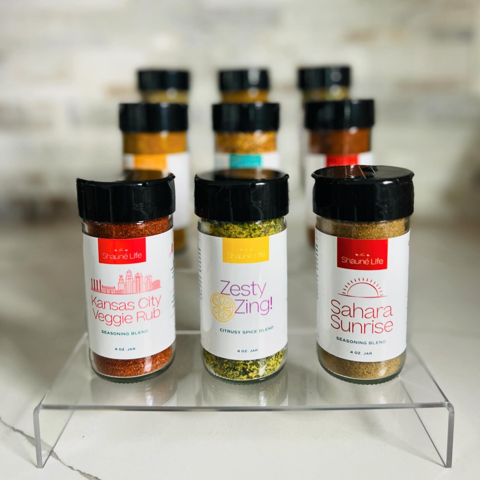 At first, there was one now there are nine! My spices line is growing and two new spices have been added! 

Kansas City Veggie Rub is of course in honor of my hometown ☺️ and brings the taste of classic barbecue to your kitchen. It has a perfect bala