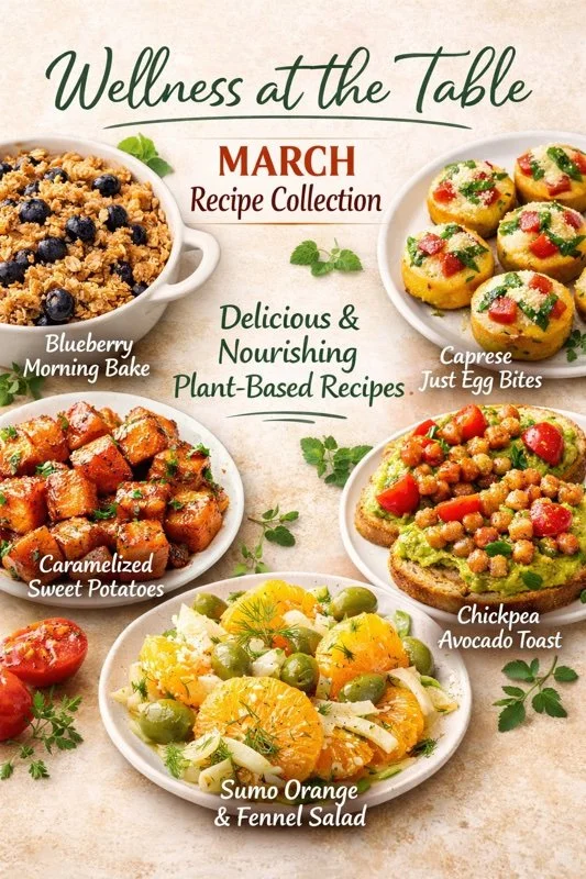 Wellness at the Table: March Recipe Collection