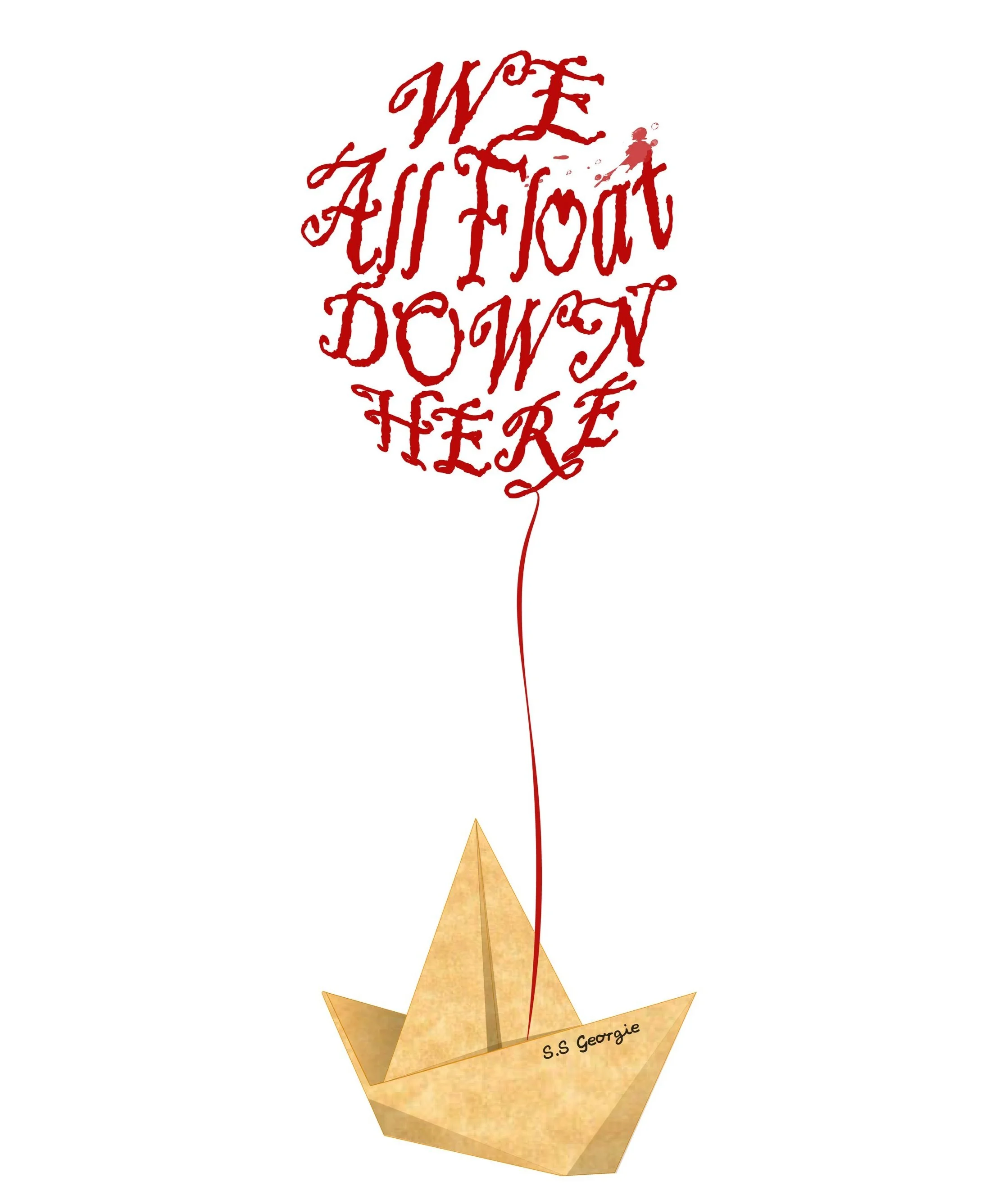 IT: Gave me nightmares for a week but inspired this drawing while on a long train ride.