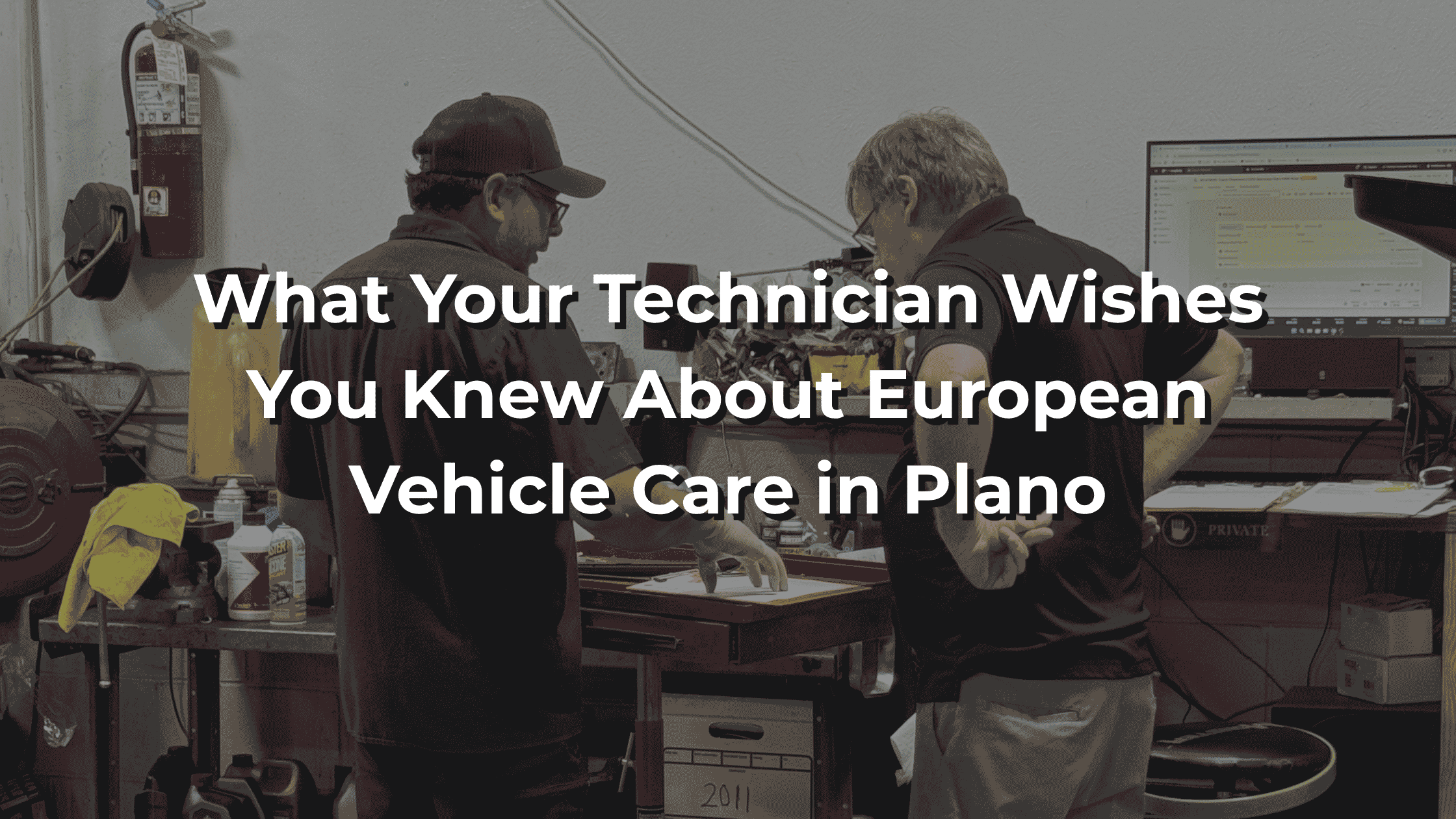 What Your Technician Wishes You Knew About European Vehicle Care in Plano