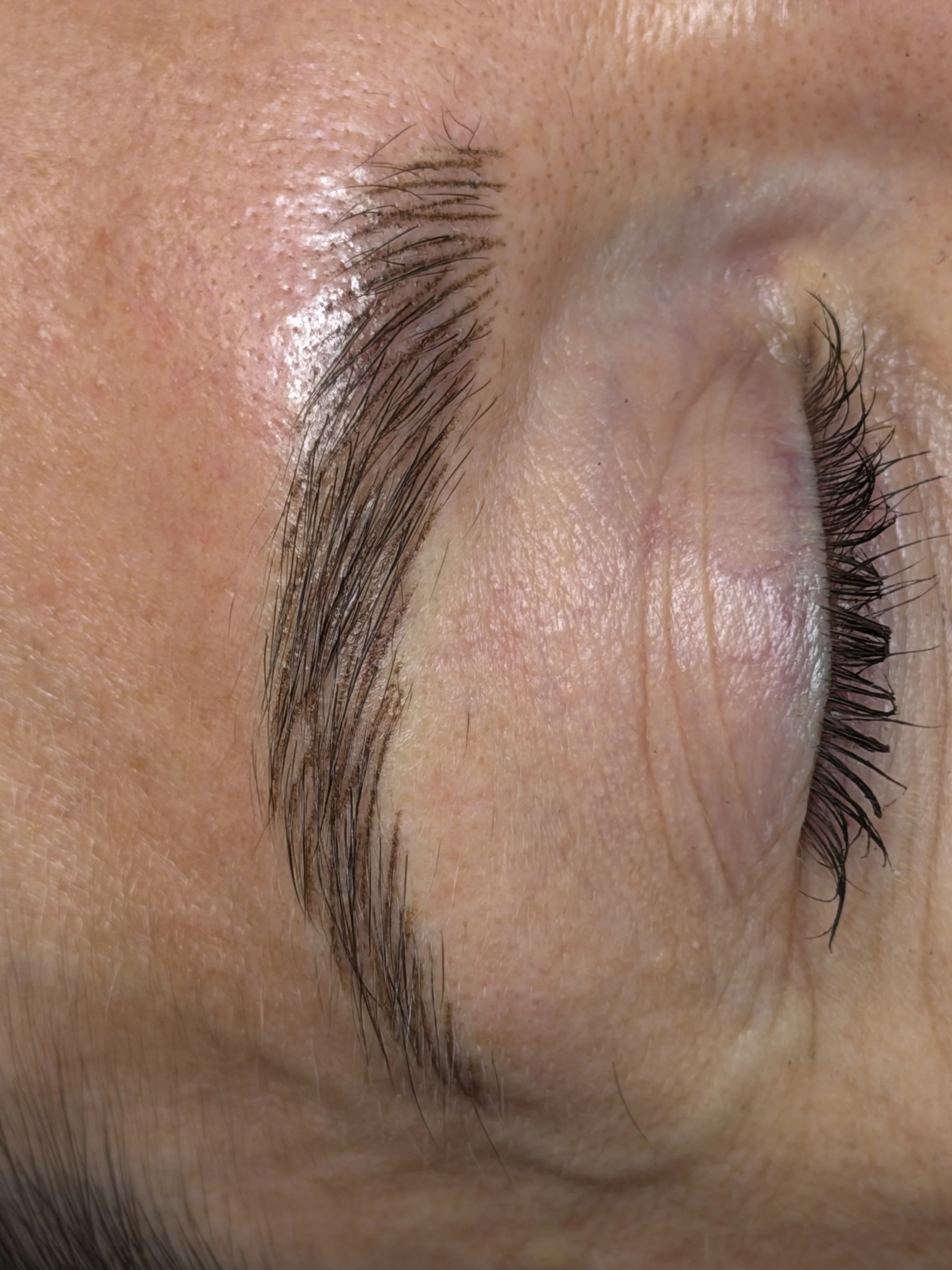 nano brows on sparse eyebrow