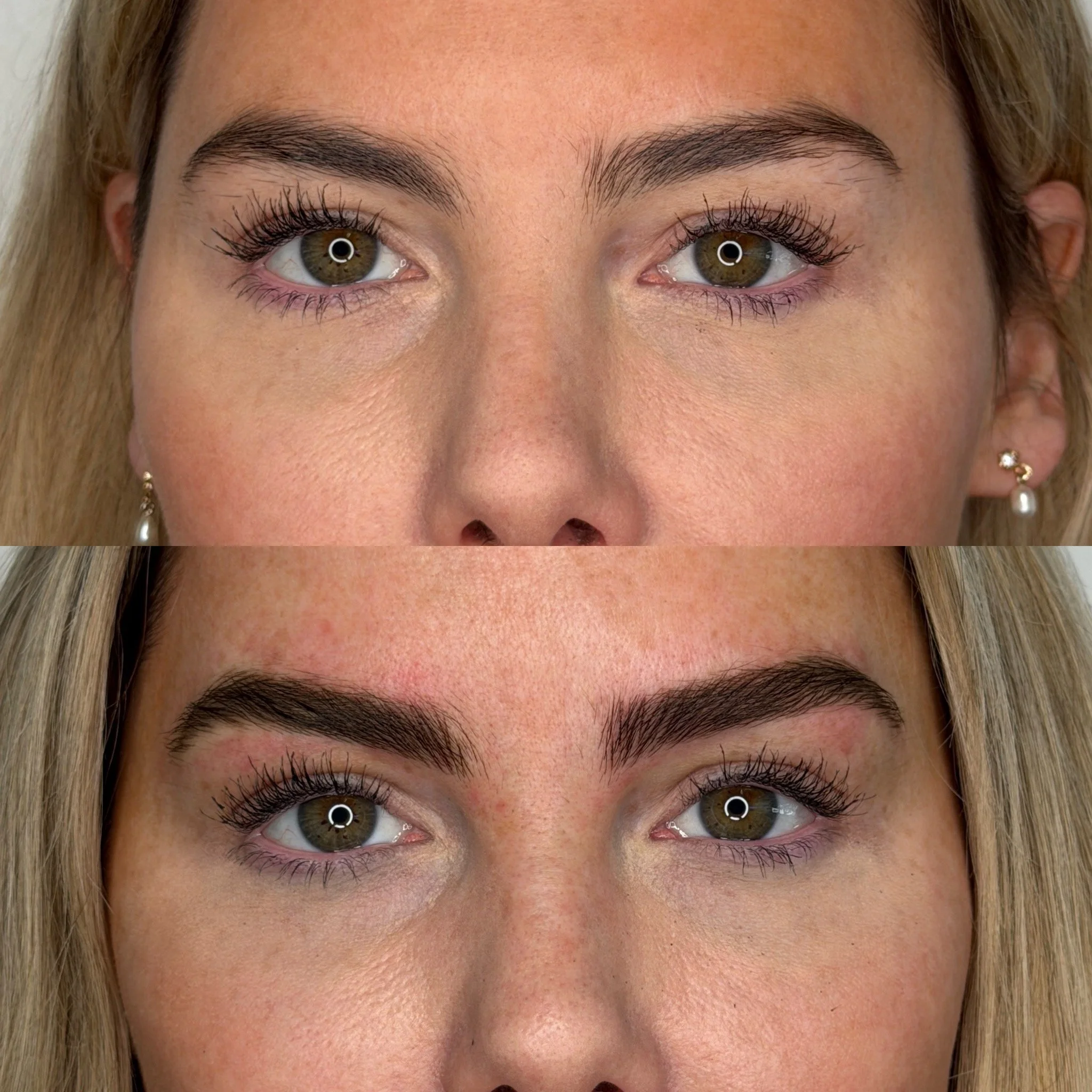 Nano Brows before and after